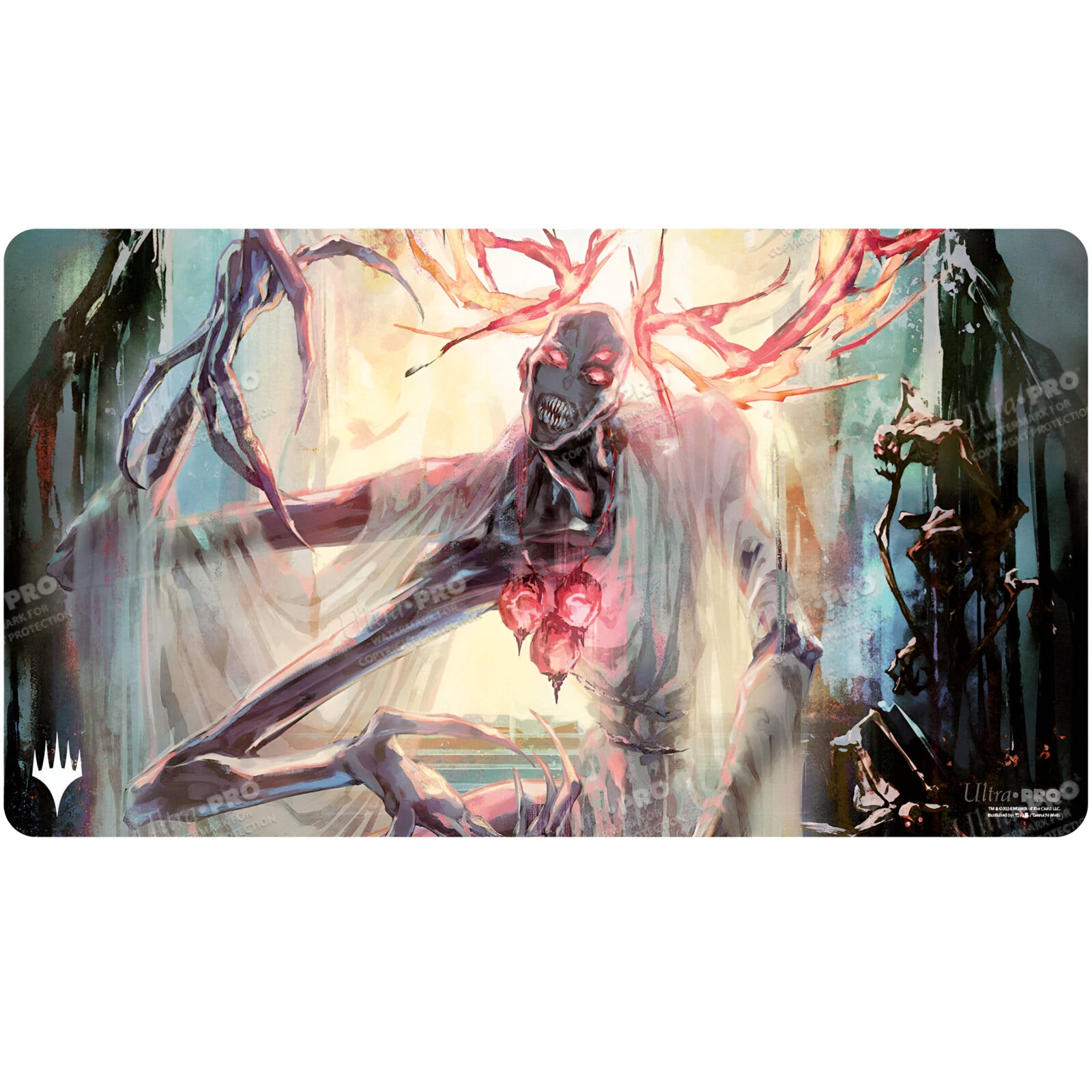 Magic: The Gathering – Duskmourn Playmat Mythic Cycle White