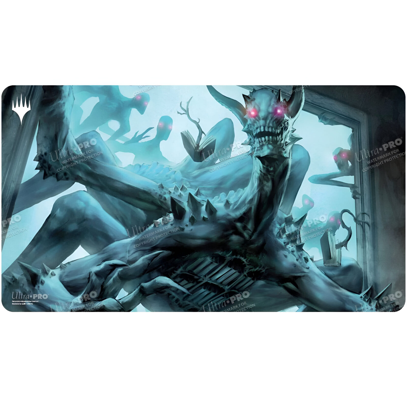 Magic: The Gathering – Duskmourn Playmat Mythic Cycle Blue