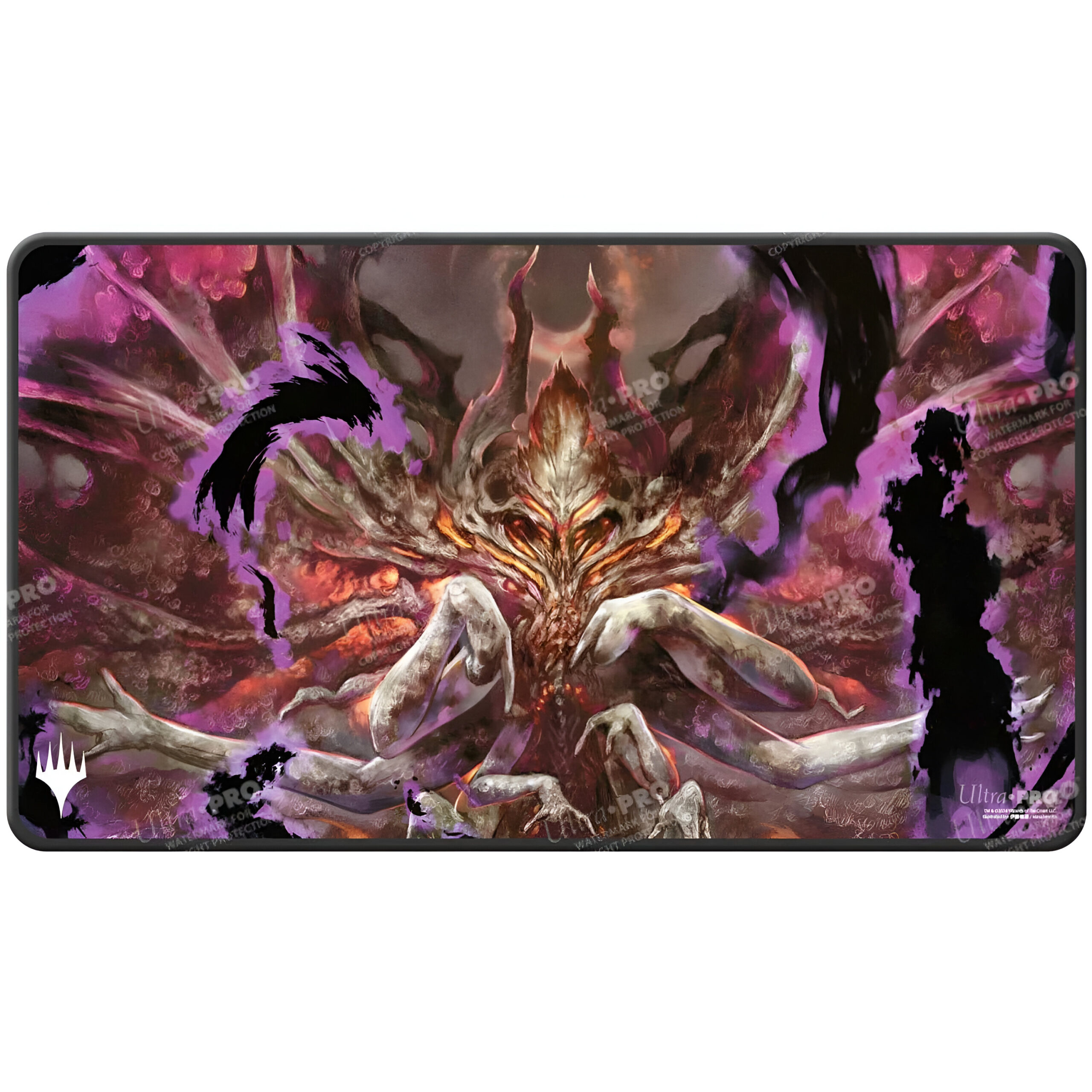 Magic: The Gathering – Duskmourn Black Stitched Playmat Special Guest – Guest Artist 2 3 Magic: The Gathering – Duskmourn Black Stitched Playmat Special Guest – Guest Artist 2 3