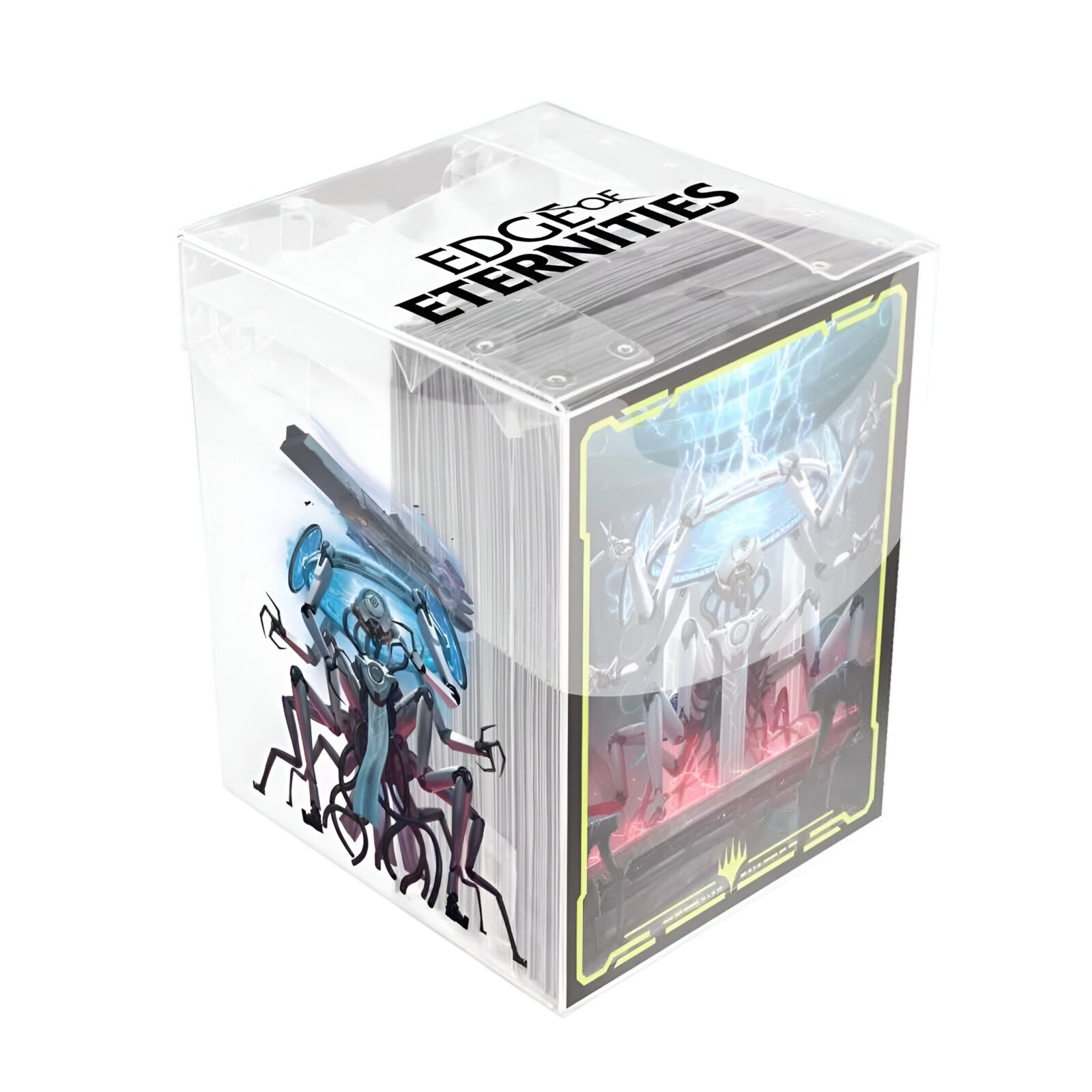 Magic: The Gathering – Edge of Eternities 100ct Deck Protector Sleeves – Clear Box Commander A