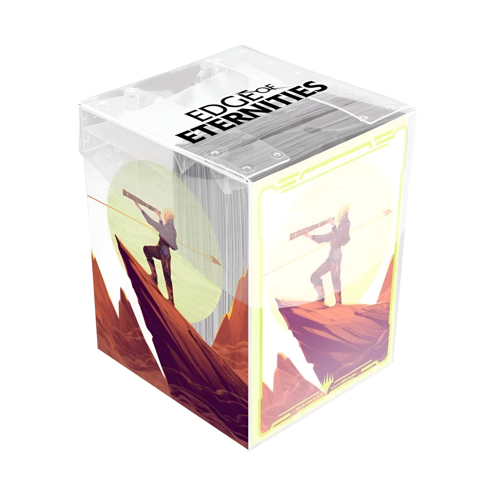 Magic: The Gathering – Edge of Eternities 100ct Deck Protector Sleeves – Clear Box Key Character Mythic