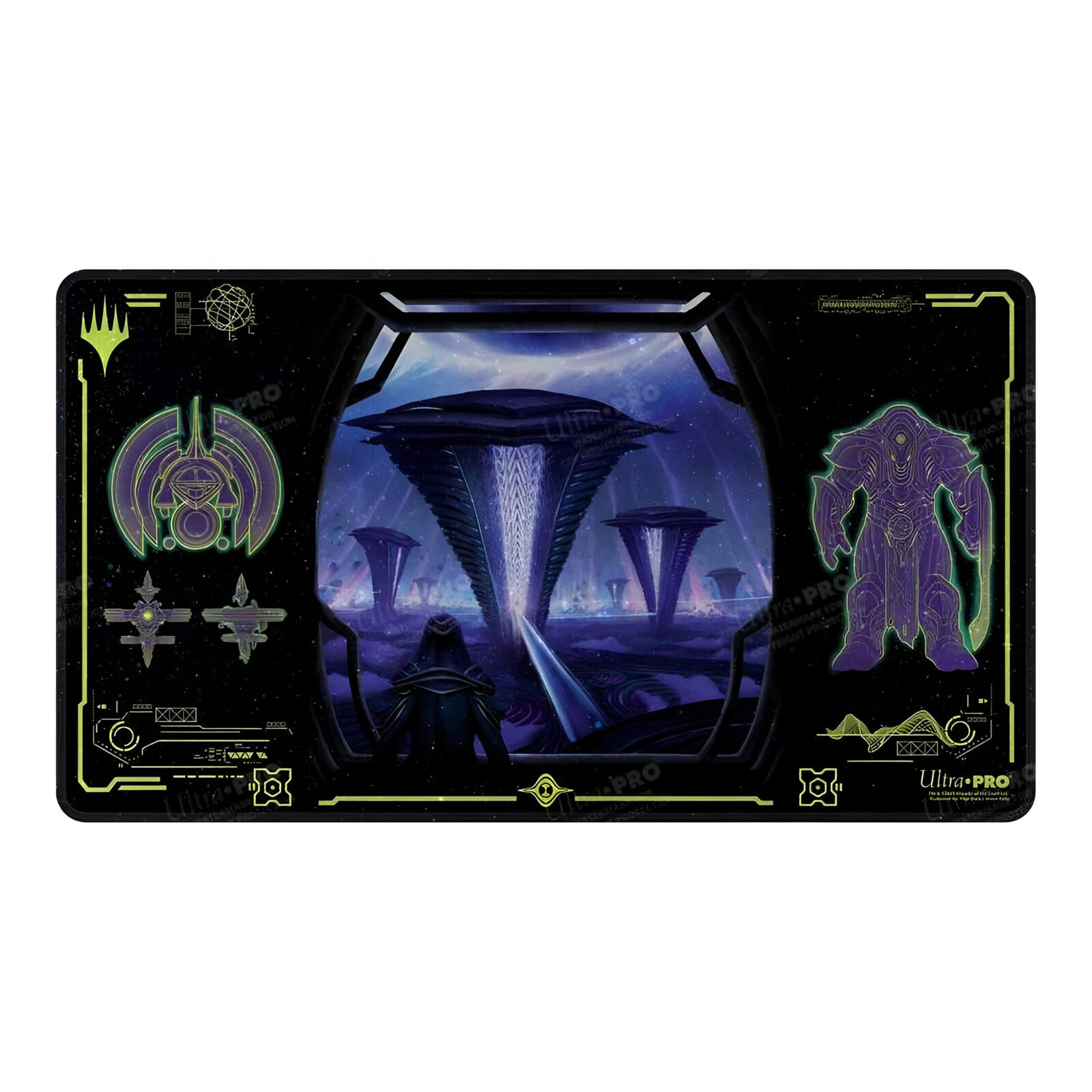 Magic: The Gathering – Edge of Eternities Holofoil Playmat Black Mythic
