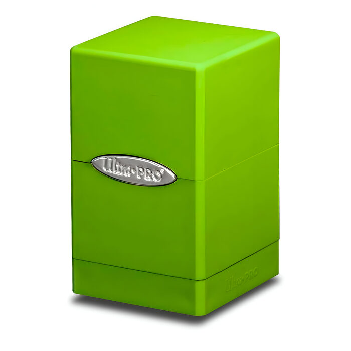 Tower Deck Box: Lime Green Satin