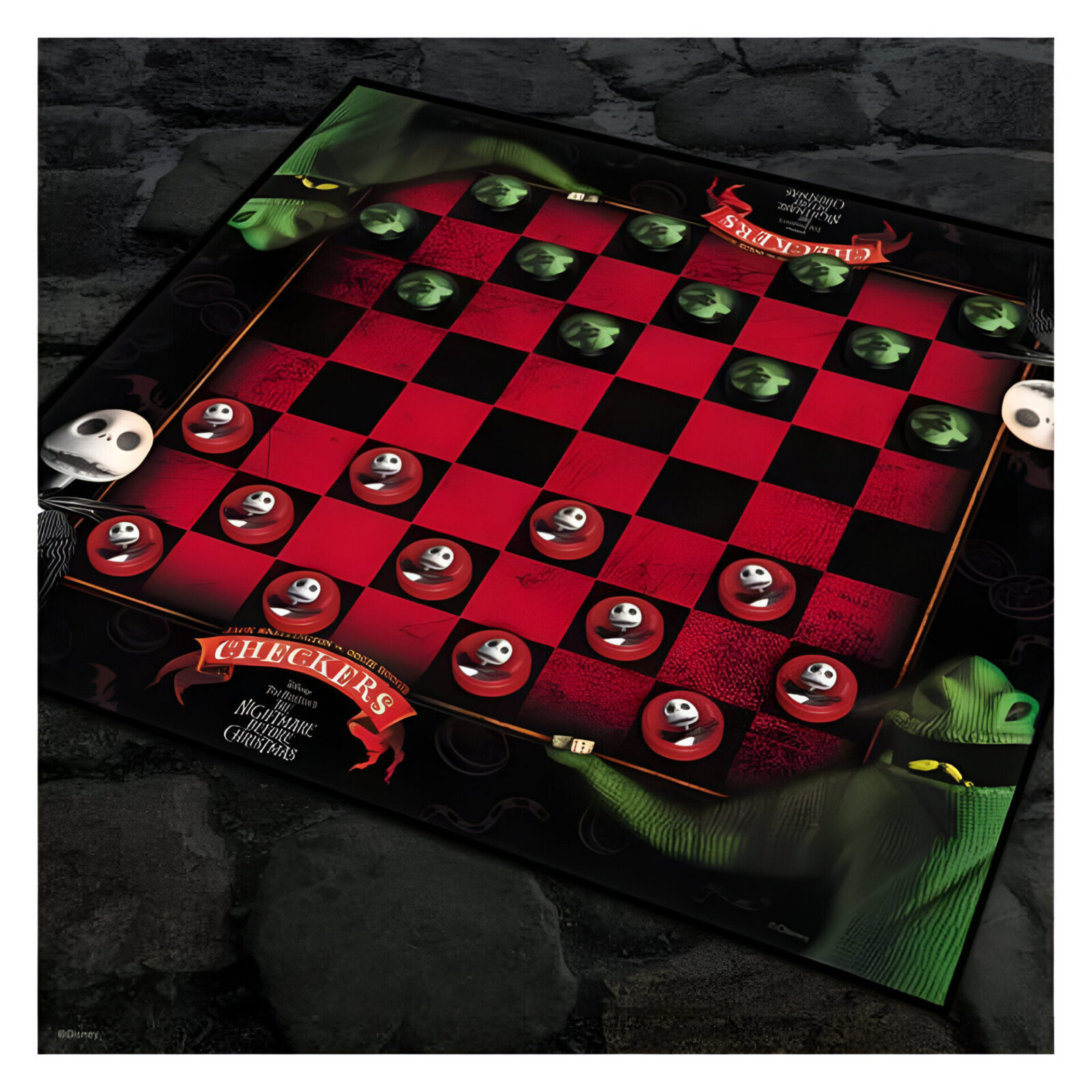 Nightmare Before Christmas: Jack vs. Oogie Boogie Checkers