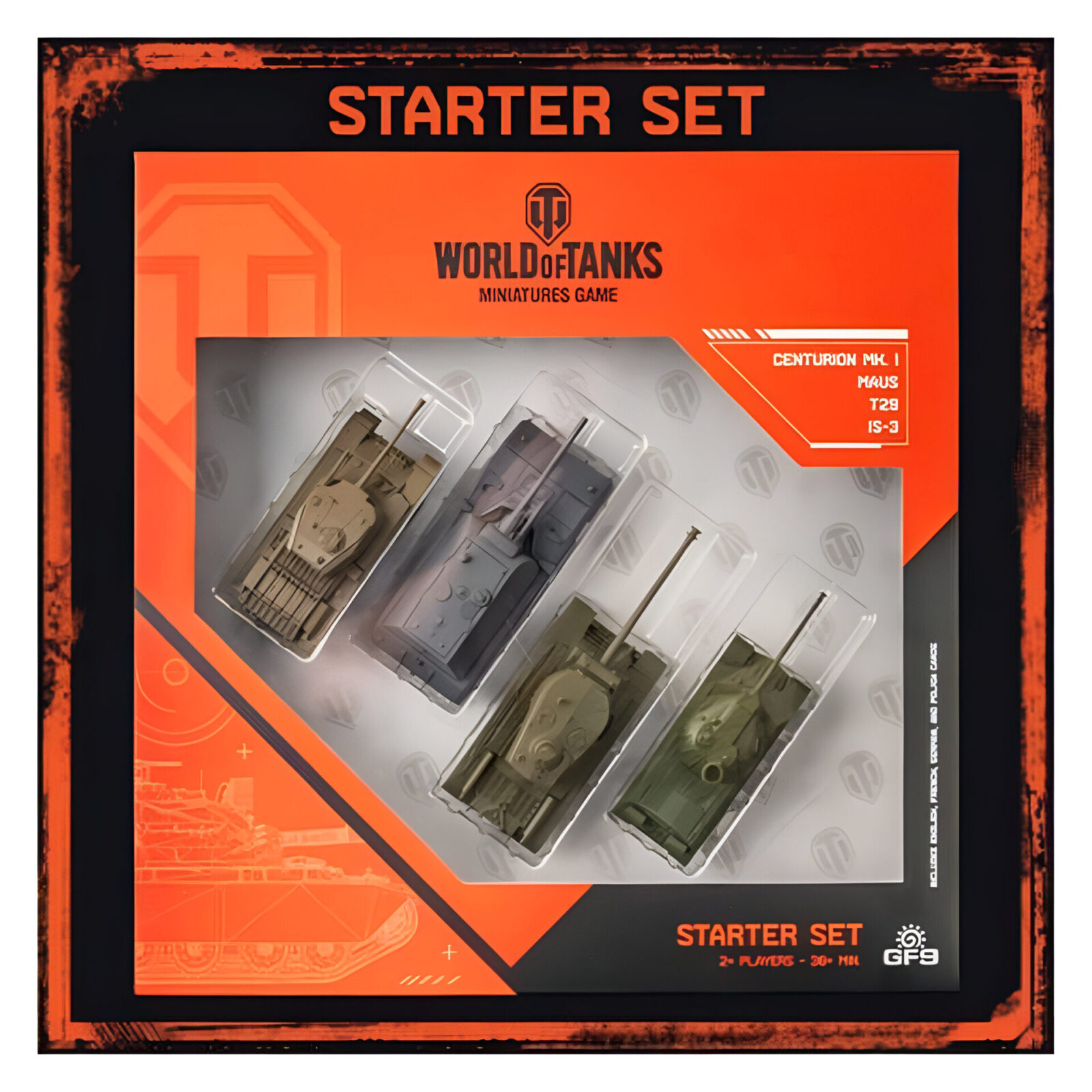 World of Tanks Starter Set (Maus, T29, IS-3, Centurion)