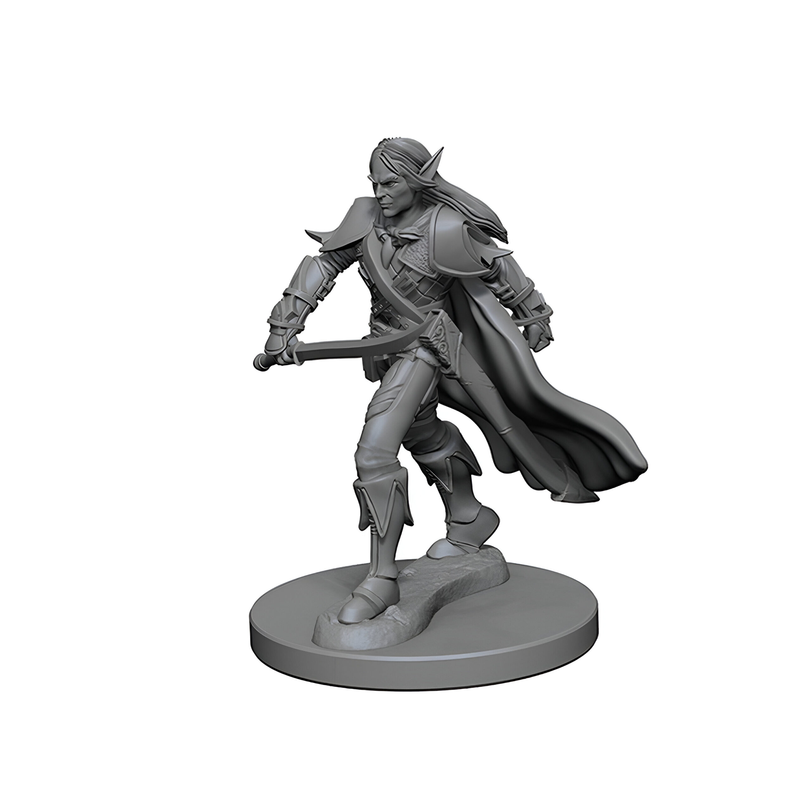 Pathfinder Deep Cuts Unpainted Miniatures: Elf Male Fighter (2 Packs) 3 Pathfinder Deep Cuts Unpainted Miniatures: Elf Male Fighter (2 Packs) 3