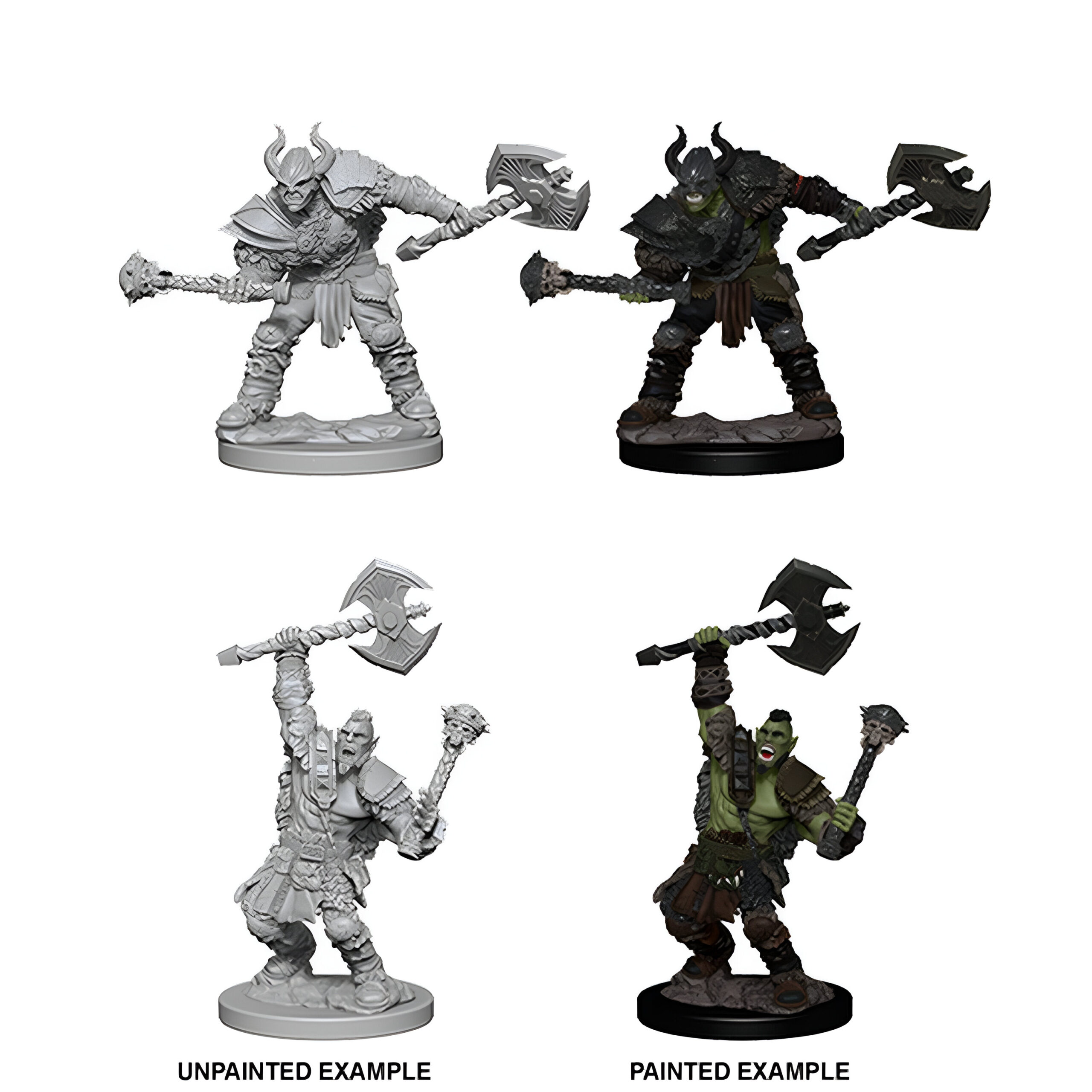 Pathfinder Deep Cuts Unpainted Miniatures: Half-Orc Male Barbarian 3 Pathfinder Deep Cuts Unpainted Miniatures: Half-Orc Male Barbarian 3