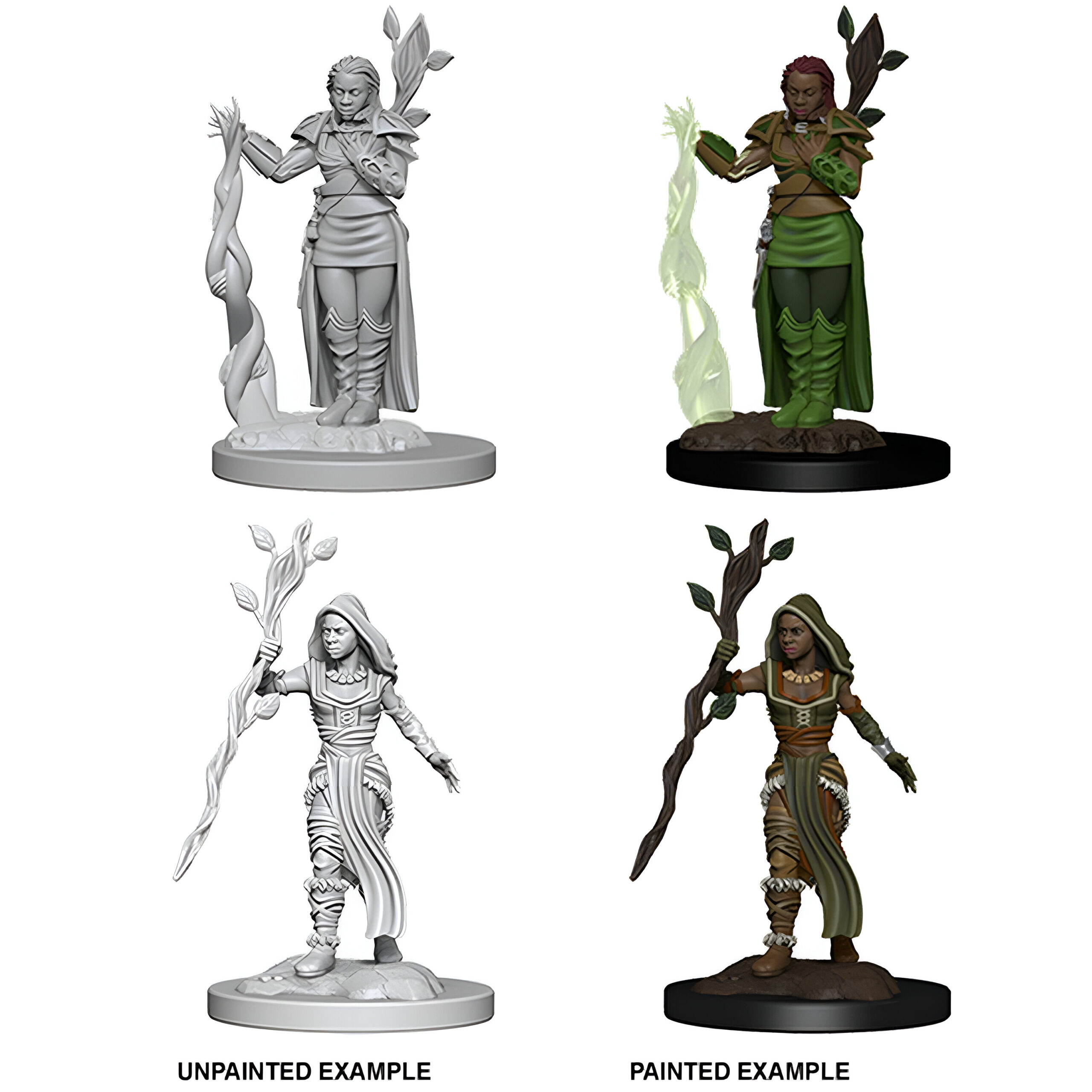 D&D Unpainted Miniatures: Human Female Druid 3 D&D Unpainted Miniatures: Human Female Druid 3
