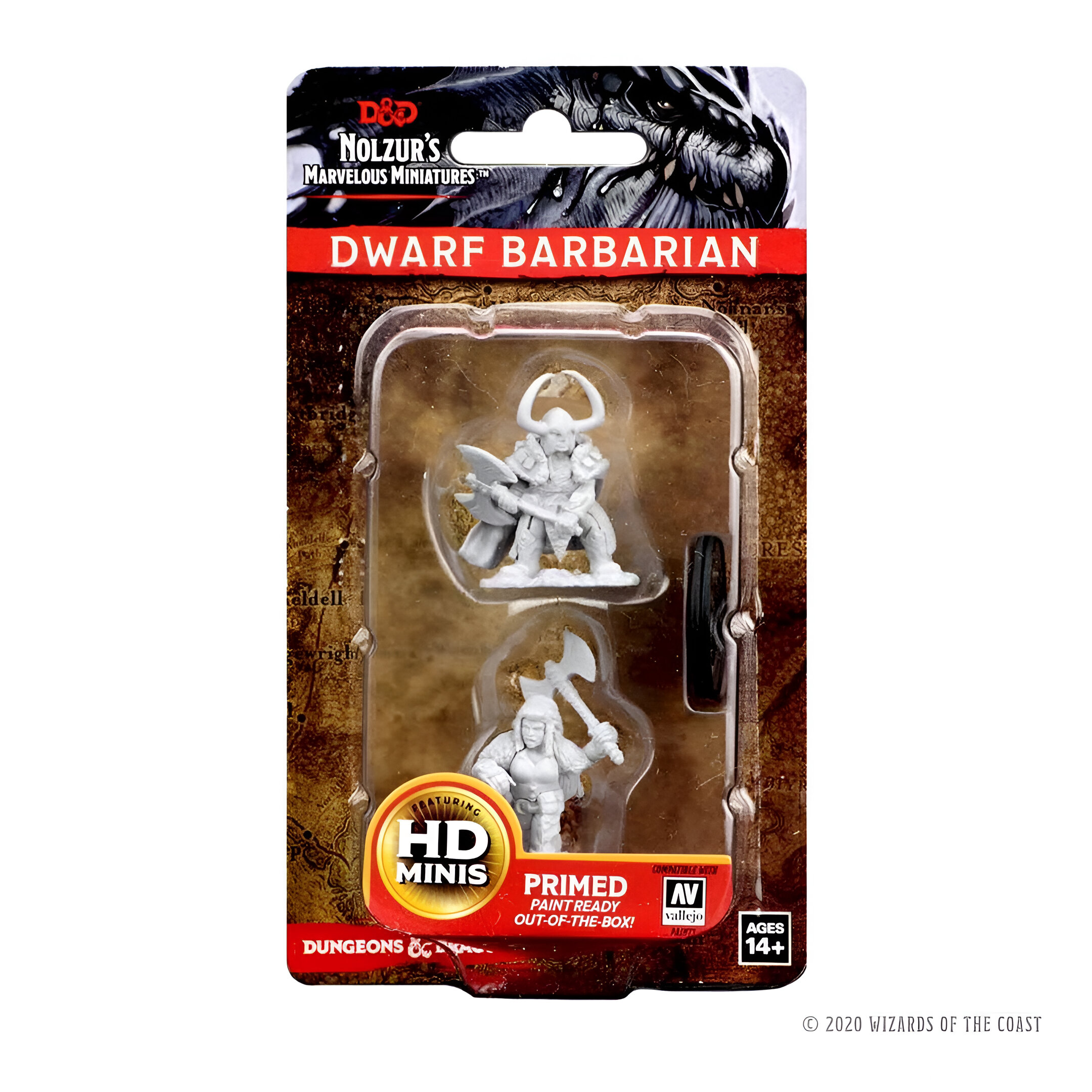 D&D Unpainted Miniatures: Dwarf Female Barbarian 3 D&D Unpainted Miniatures: Dwarf Female Barbarian 3