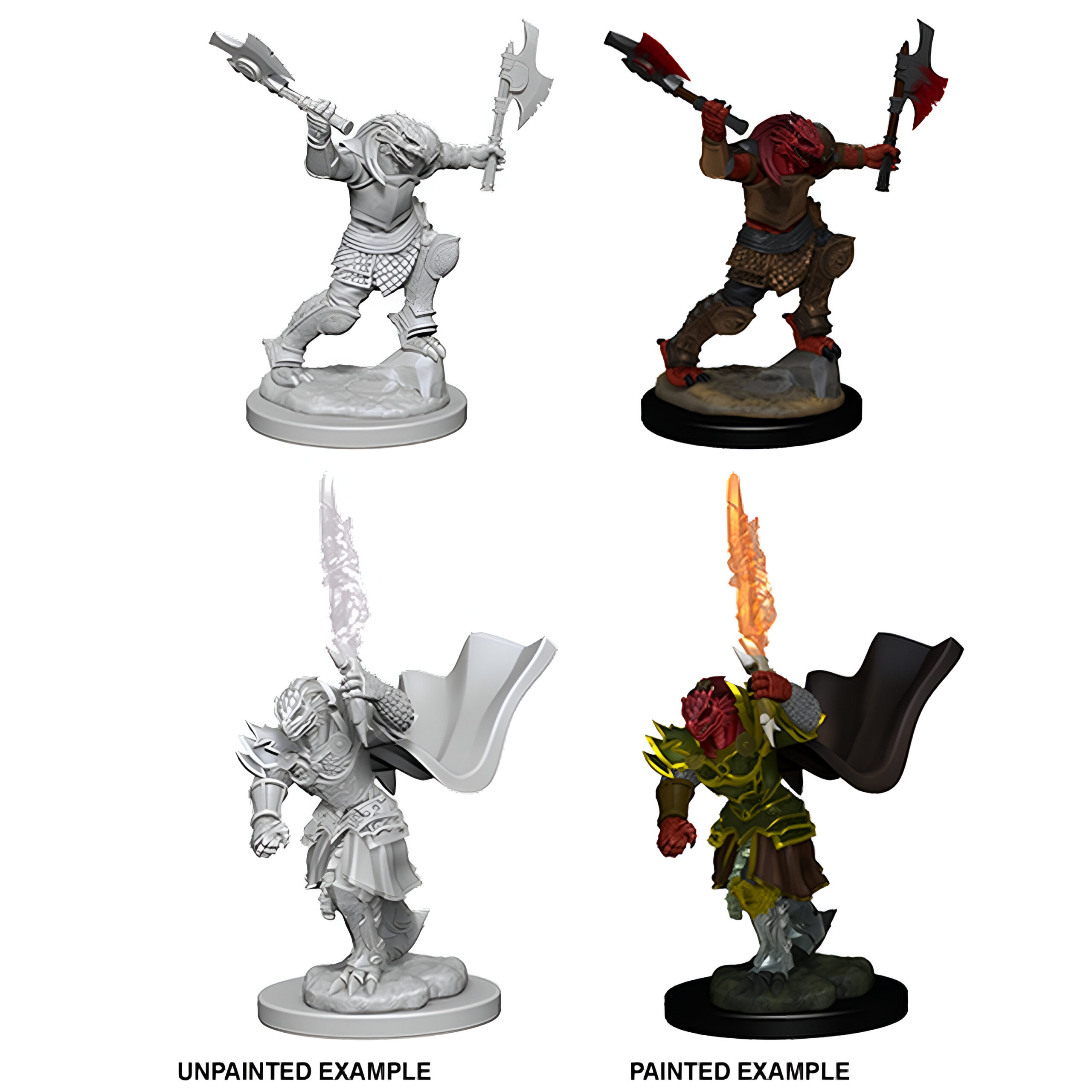 D&D Unpainted Miniatures: Dragonborn Female Fighter 3 D&D Unpainted Miniatures: Dragonborn Female Fighter 3