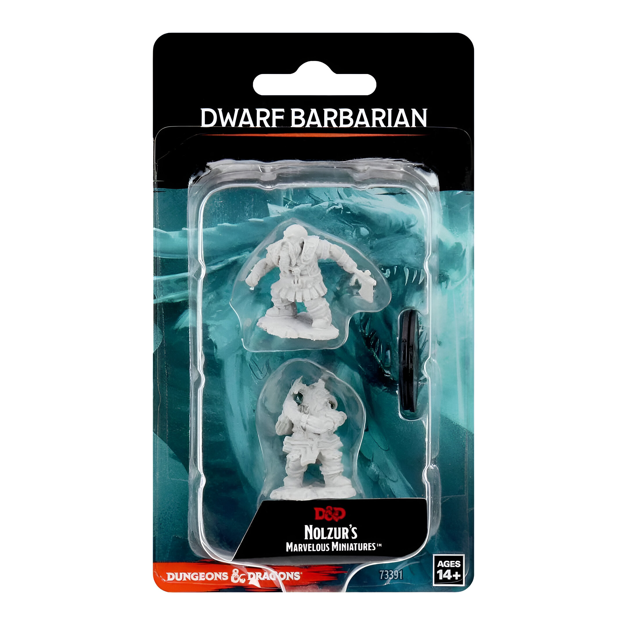 D&D Unpainted Miniatures: Male Dwarf Barbarian 3 D&D Unpainted Miniatures: Male Dwarf Barbarian 3