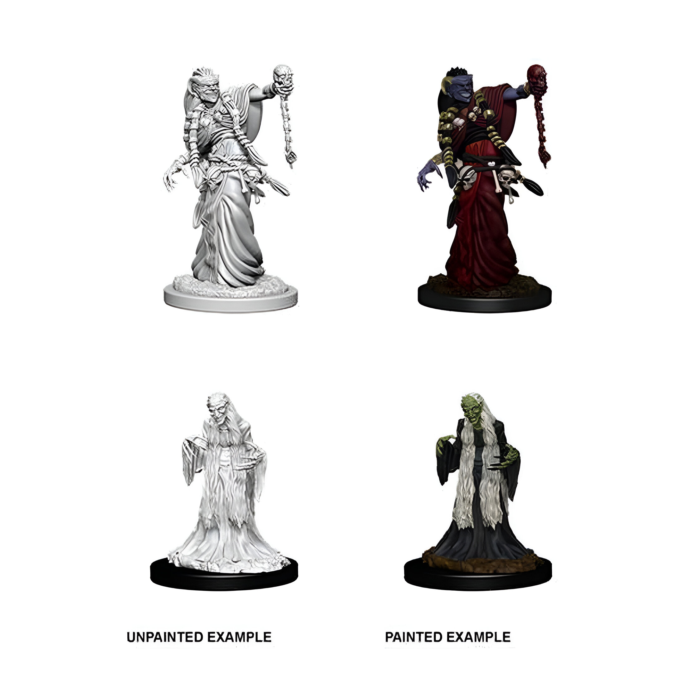 D&D Unpainted Miniatures: Green Hag & Night Hag 3 D&D Unpainted Miniatures: Green Hag & Night Hag 3
