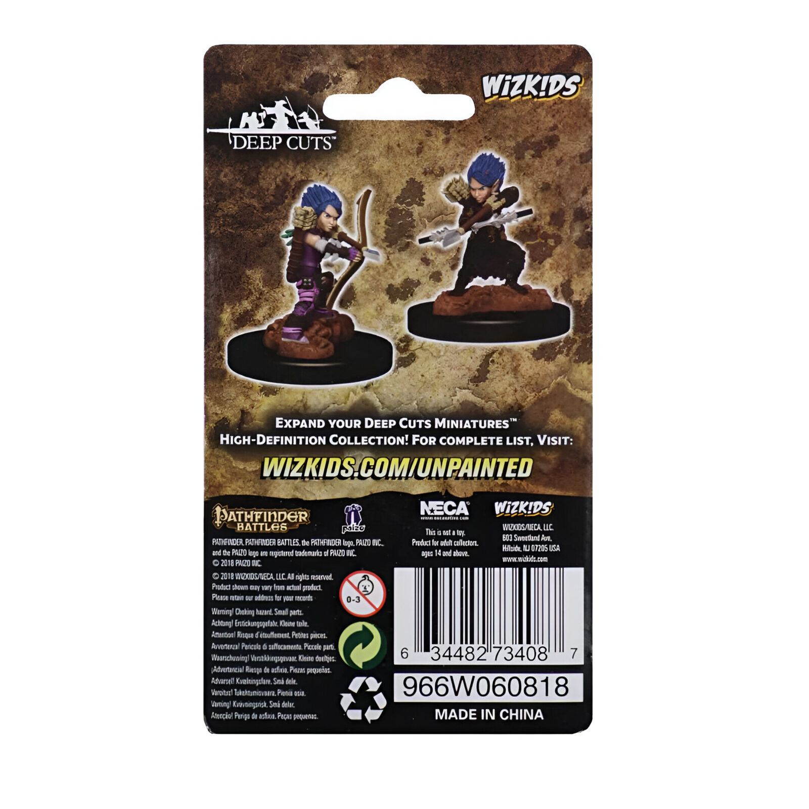 Pathfinder Deep Cuts Unpainted Miniatures: Female Gnome Rogue 3