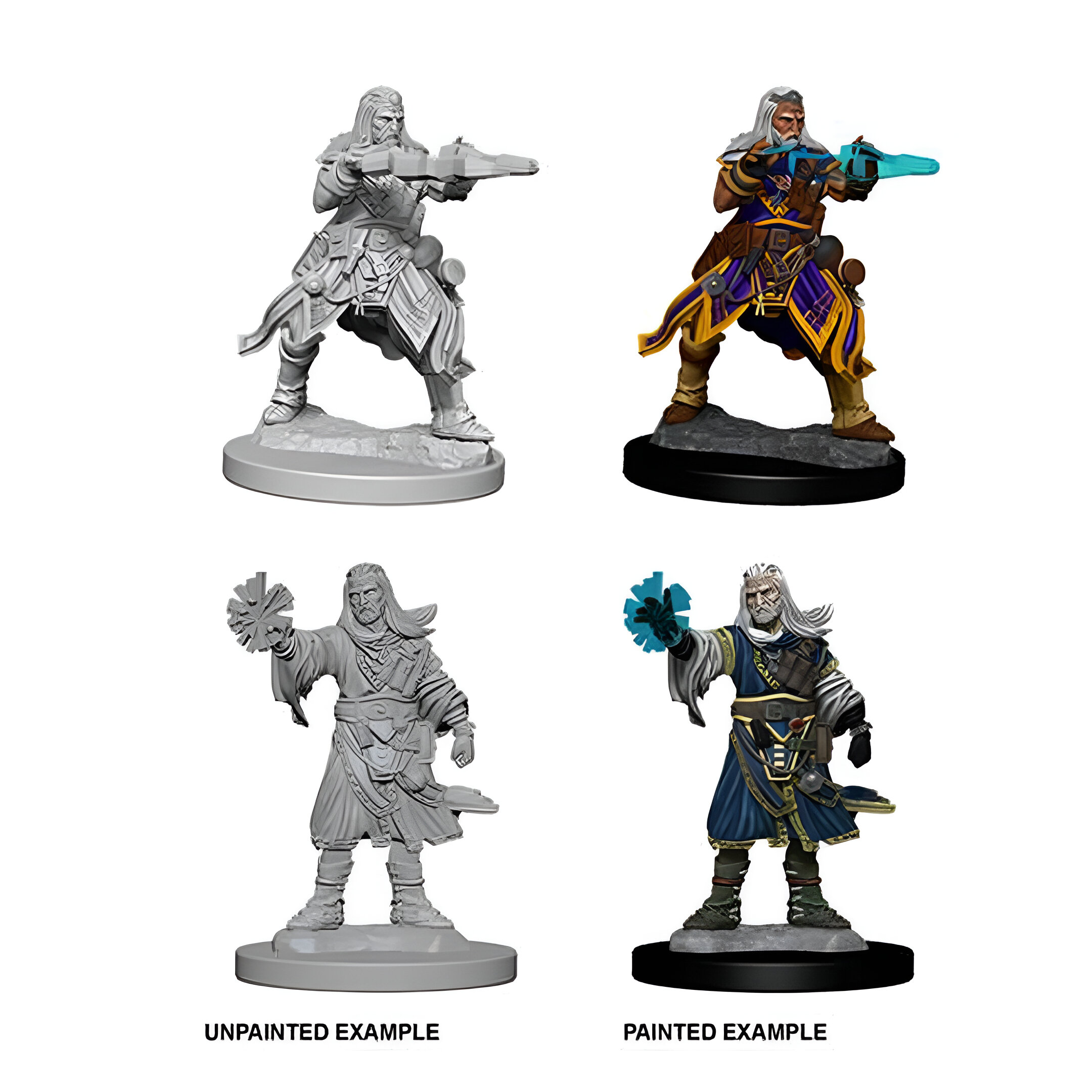 Pathfinder Deep Cuts Unpainted Miniatures: Male Human Wizard (2 Packs) 3 Pathfinder Deep Cuts Unpainted Miniatures: Male Human Wizard (2 Packs) 3