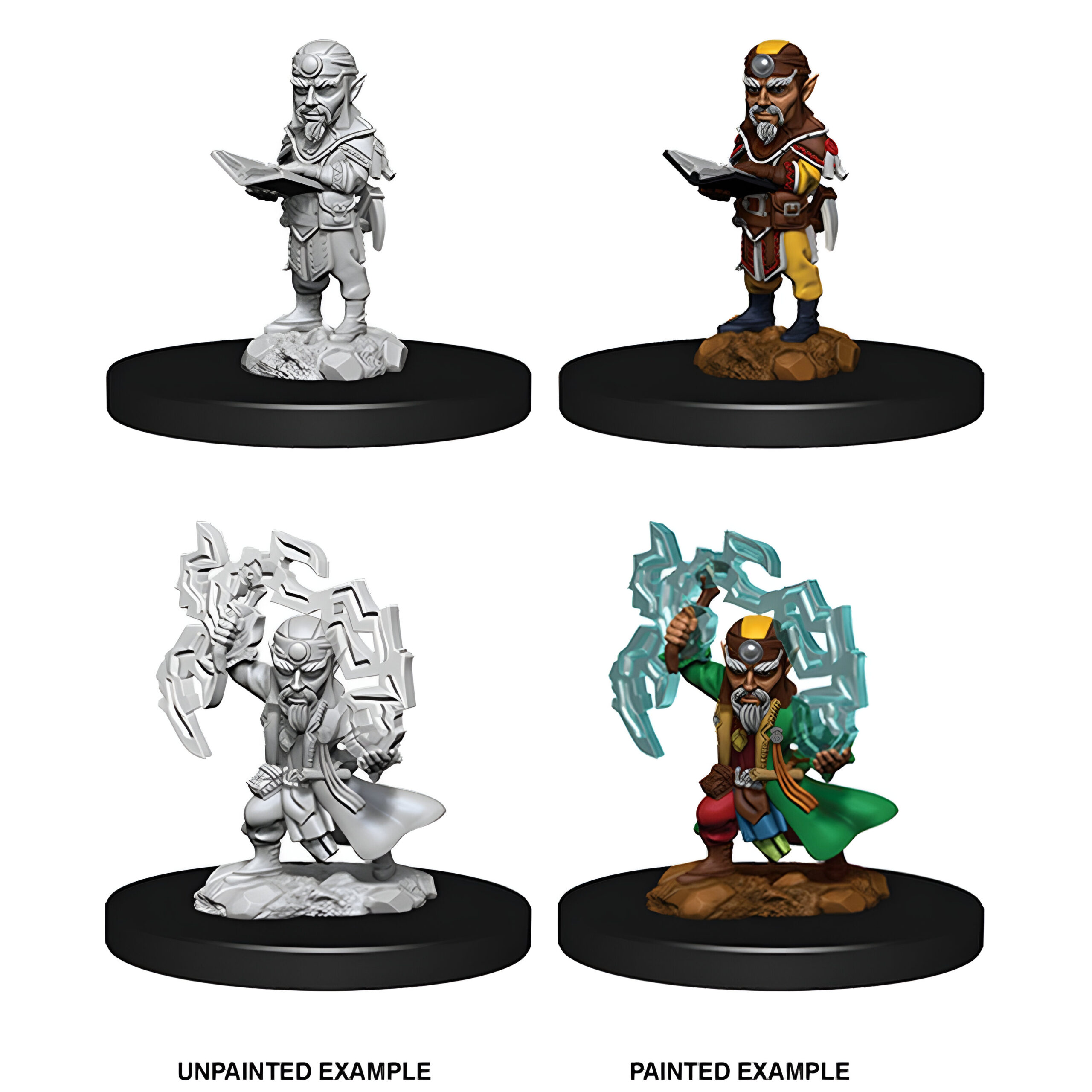 Pathfinder Deep Cuts Unpainted Miniatures: Male Gnome Sorcerer 3 Pathfinder Deep Cuts Unpainted Miniatures: Male Gnome Sorcerer 3