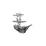 D&D Unpainted Miniatures: The Falling Star Sailing Ship 6