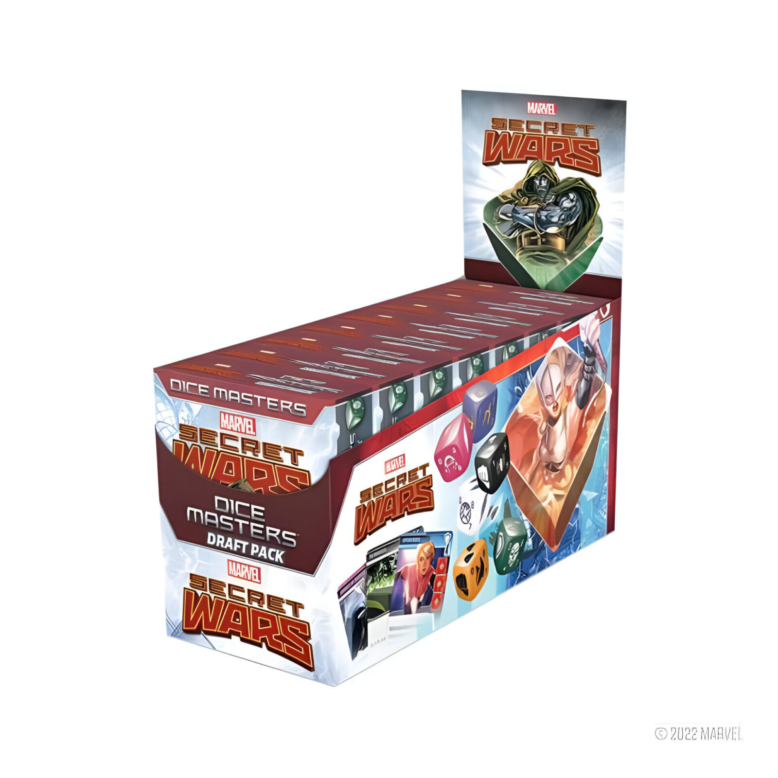 Secret Wars Countertop Display (8ct.): Marvel Dice Masters