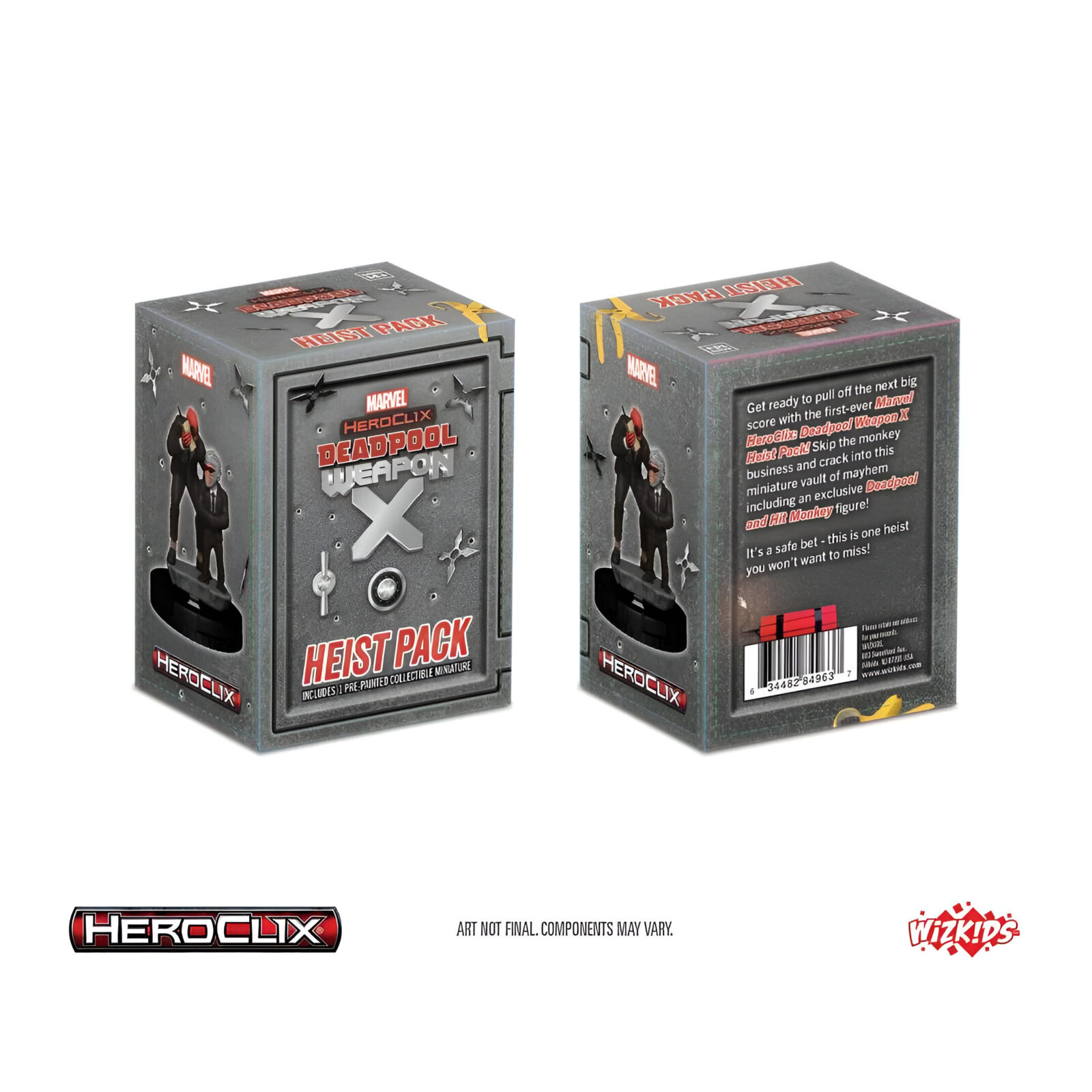 Marvel HeroClix: Deadpool and Hit-Monkey Heist Pack 3 Marvel HeroClix: Deadpool and Hit-Monkey Heist Pack 3