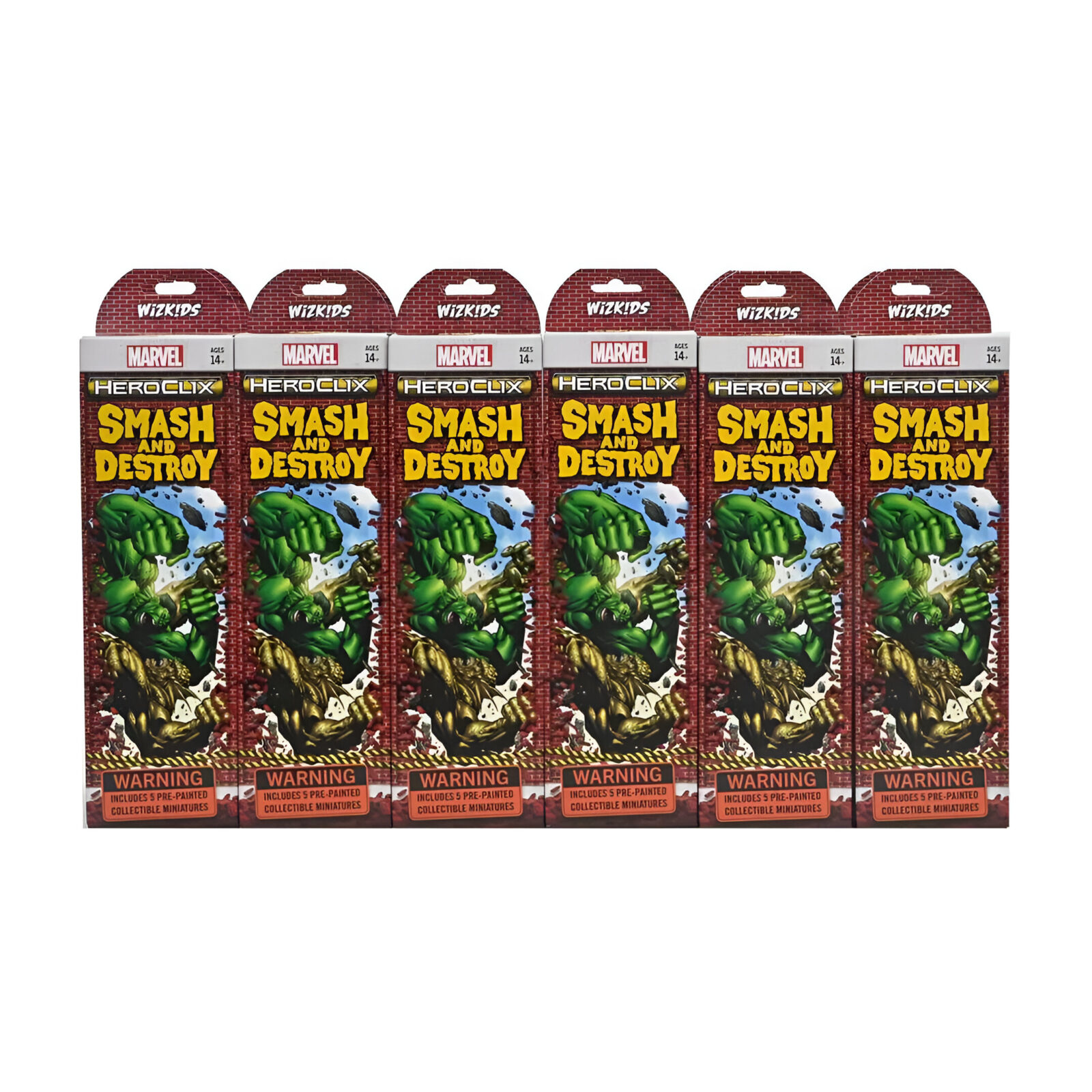 Marvel HeroClix: Smash and Destroy Booster Brick (12 Packs)