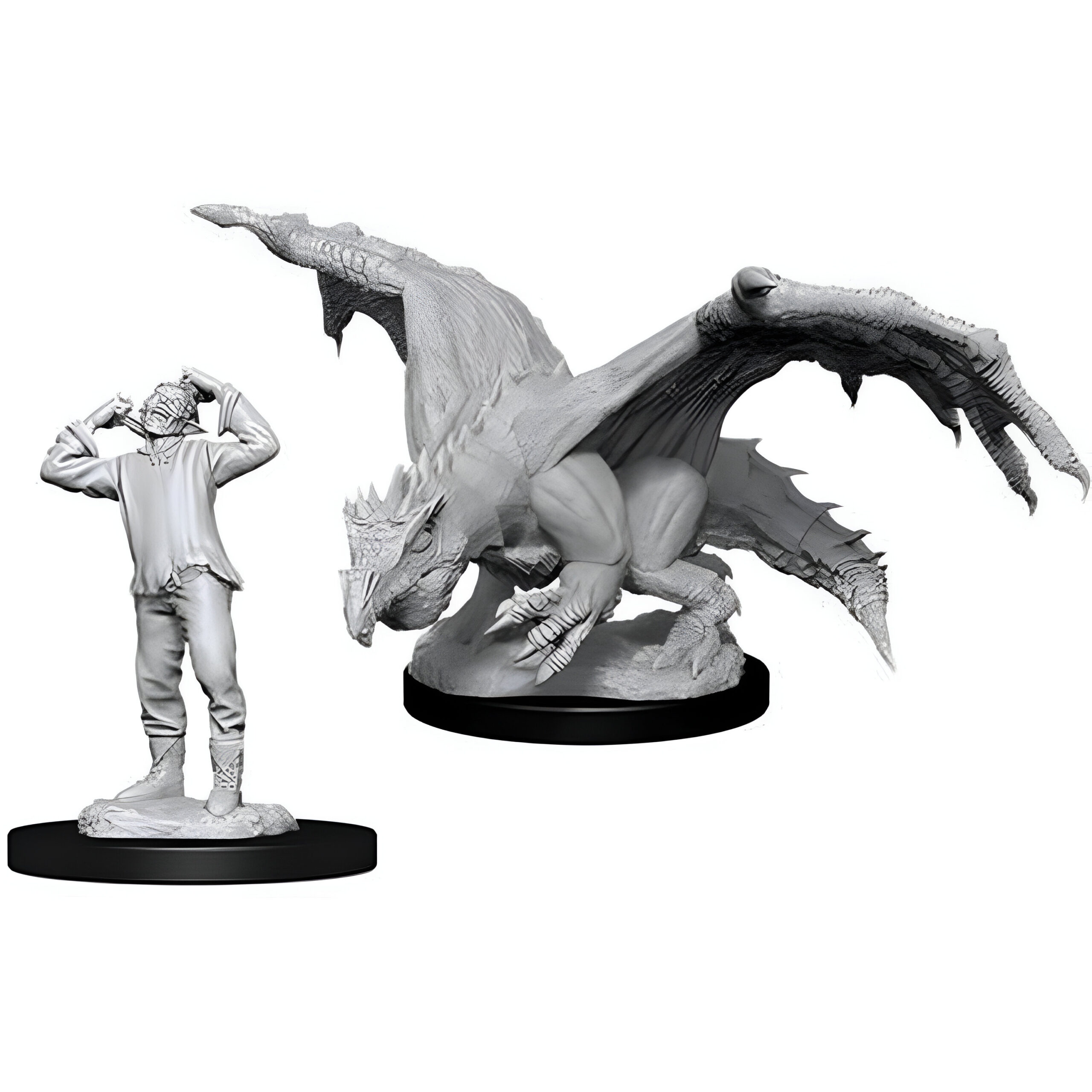 Green Dragon Wyrmling & Afflicted Elf: D&D Nolzur’s Marvelous Unpainted Miniatures (W11) 3 Green Dragon Wyrmling & Afflicted Elf: D&D Nolzur’s Marvelous Unpainted Miniatures (W11) 3