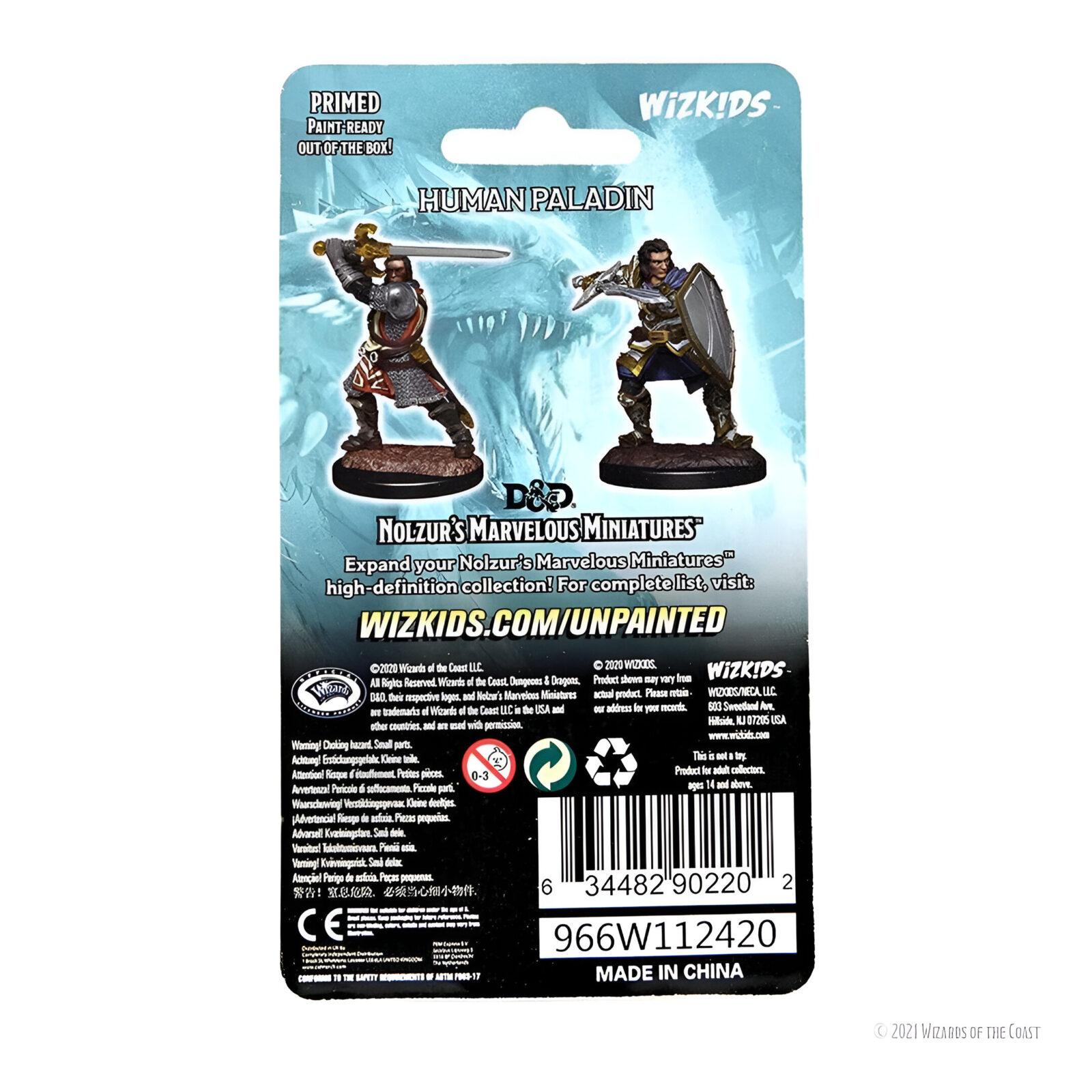 D&D Nolzur’s Marvelous Miniatures: Human Paladin Male 3