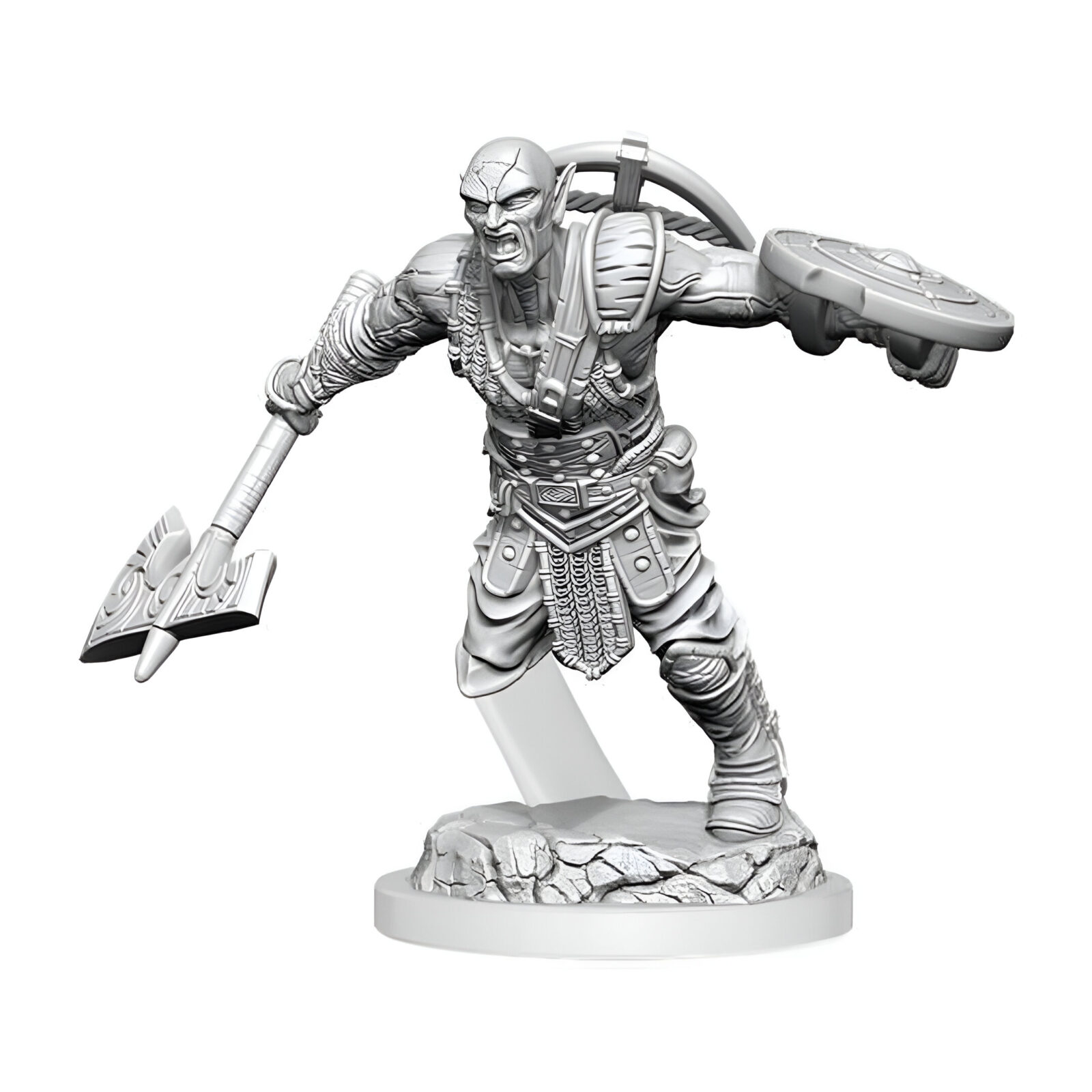 D&D Nolzur’s Marvelous Unpainted Miniatures: Earth Genasi Fighter (2 Packs)