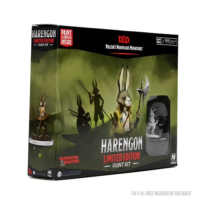 Dungeons & Dragons Nolzur’s Marvelous Unpainted Miniatures: Paint Kit – Harengon 3