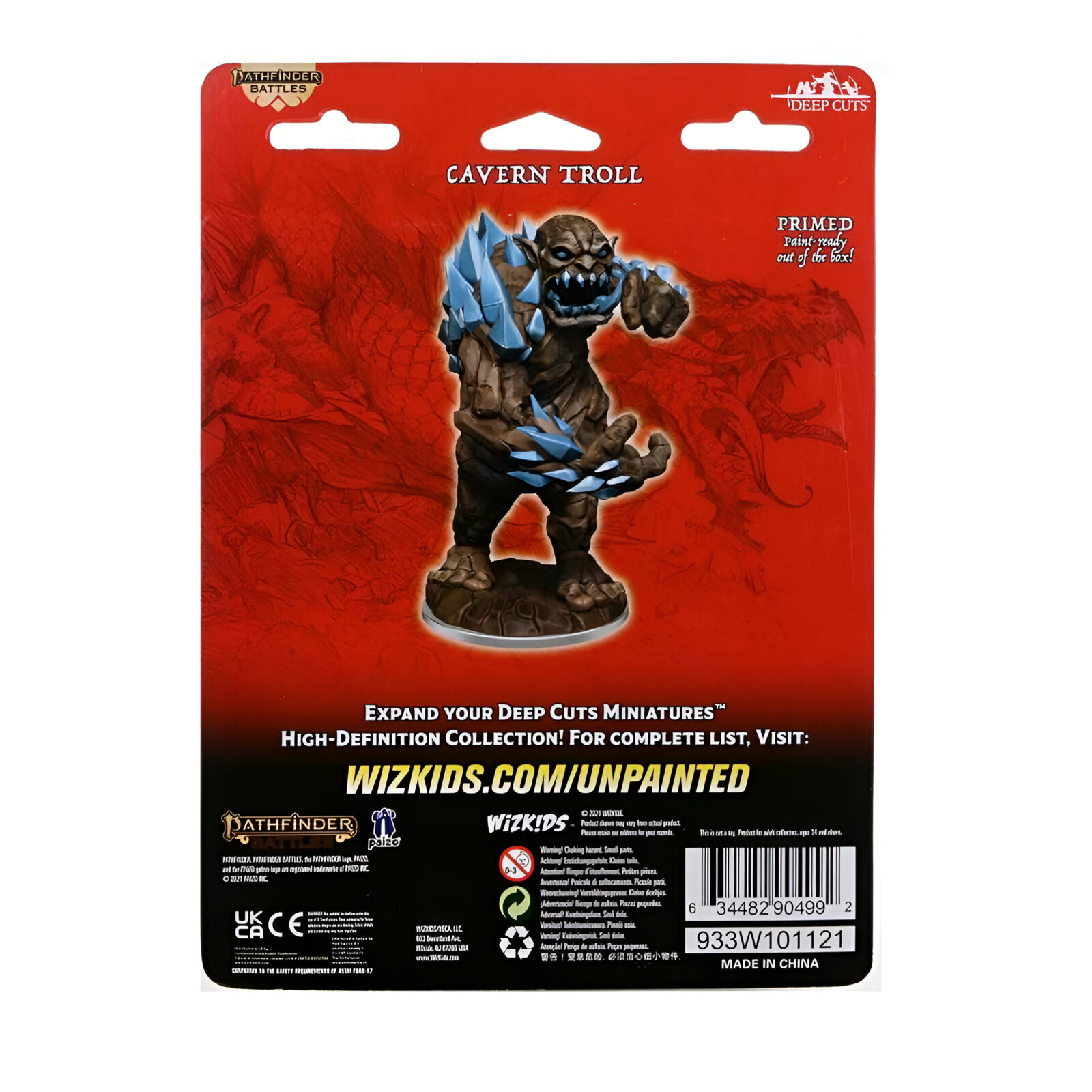 Pathfinder Battles Deepcuts: Cavern Troll 3