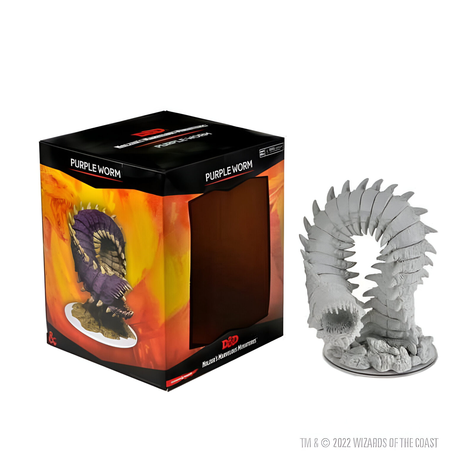 Dungeons & Dragons Nolzur’s Marvelous Unpainted Miniatures – Purple Worm
