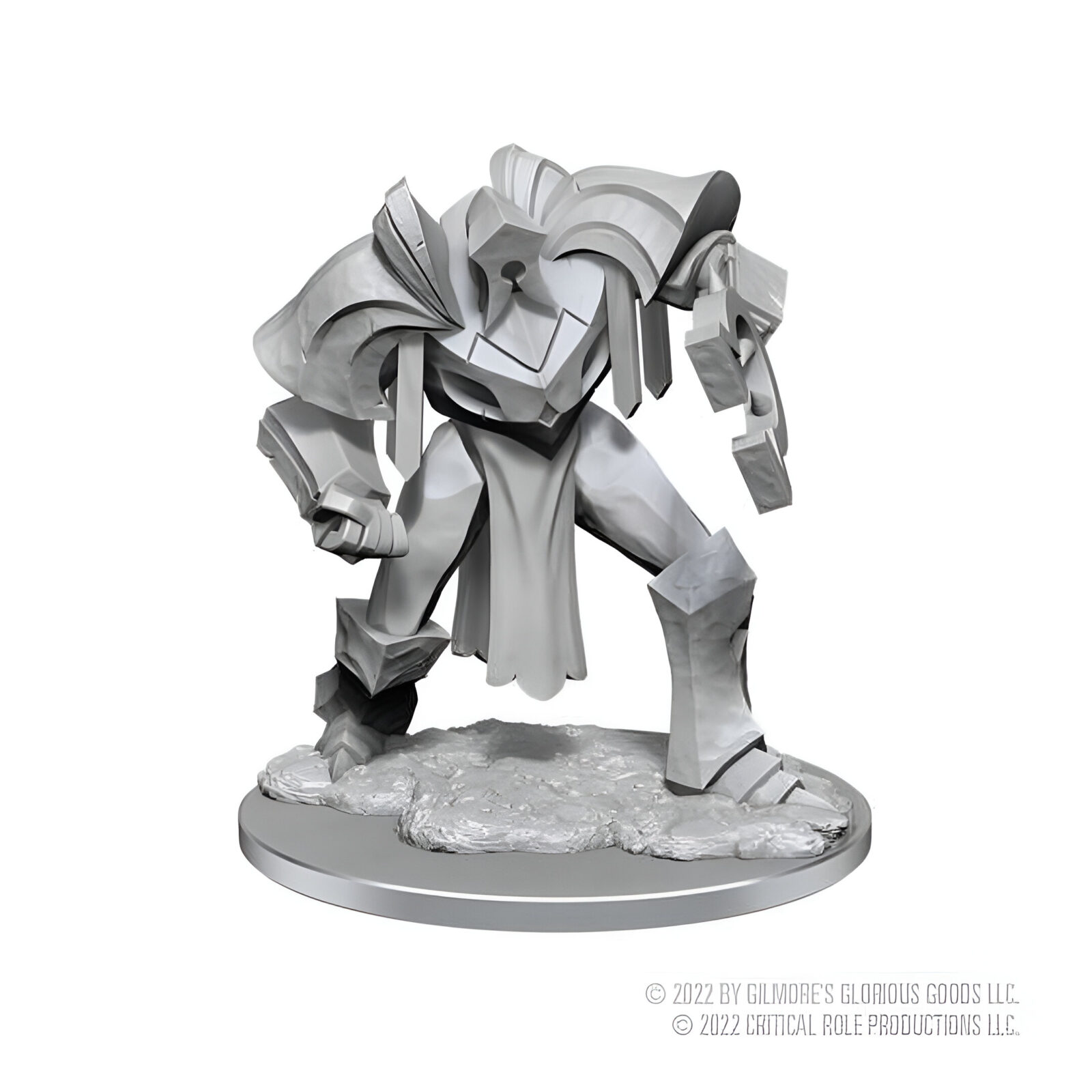 Critical Role Unpainted Miniatures: Mage Hunter Golem (2 Packs)