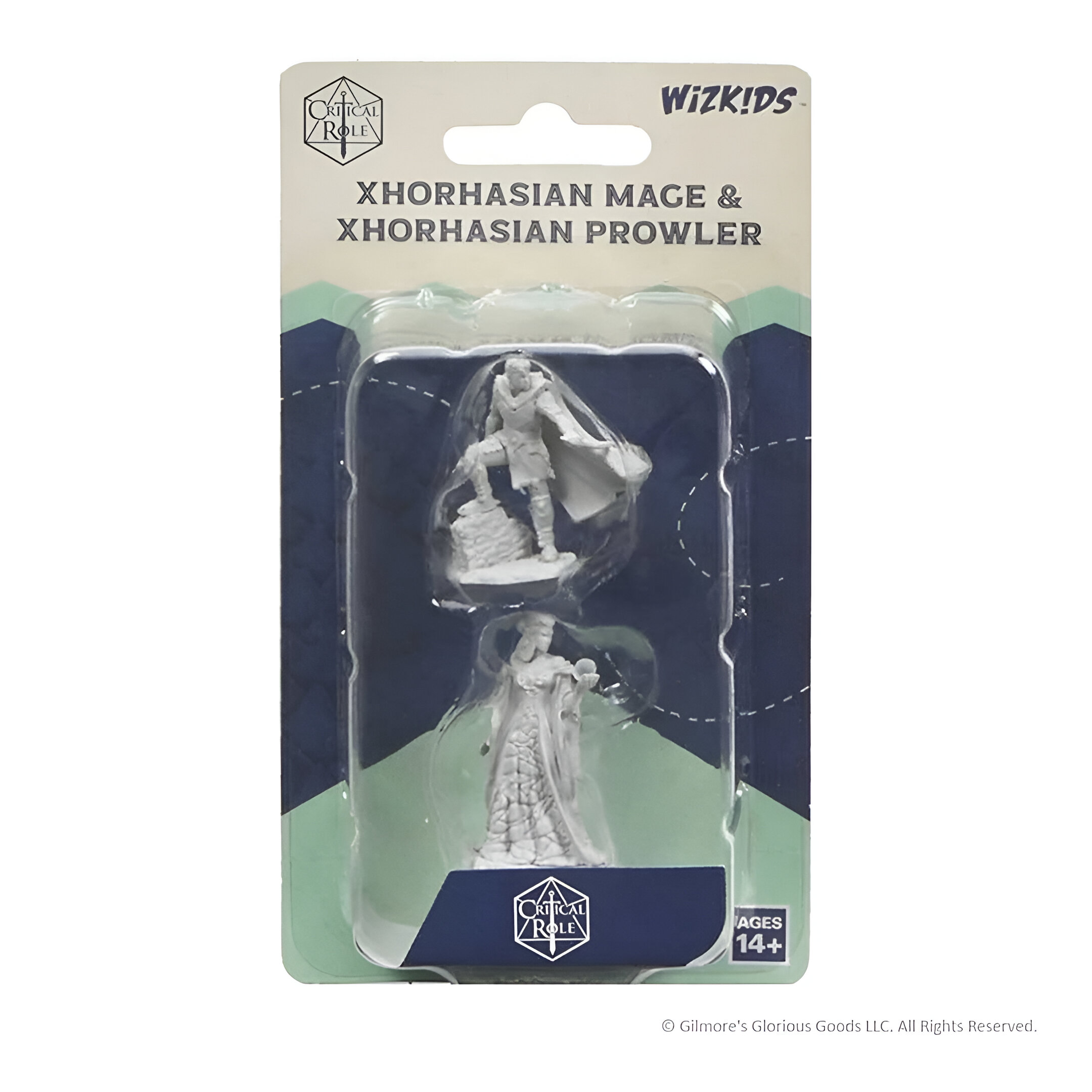 Critical Role Unpainted Miniatures: Xhorhasian Mage & Xhorhasian Prowler 3 Critical Role Unpainted Miniatures: Xhorhasian Mage & Xhorhasian Prowler 3