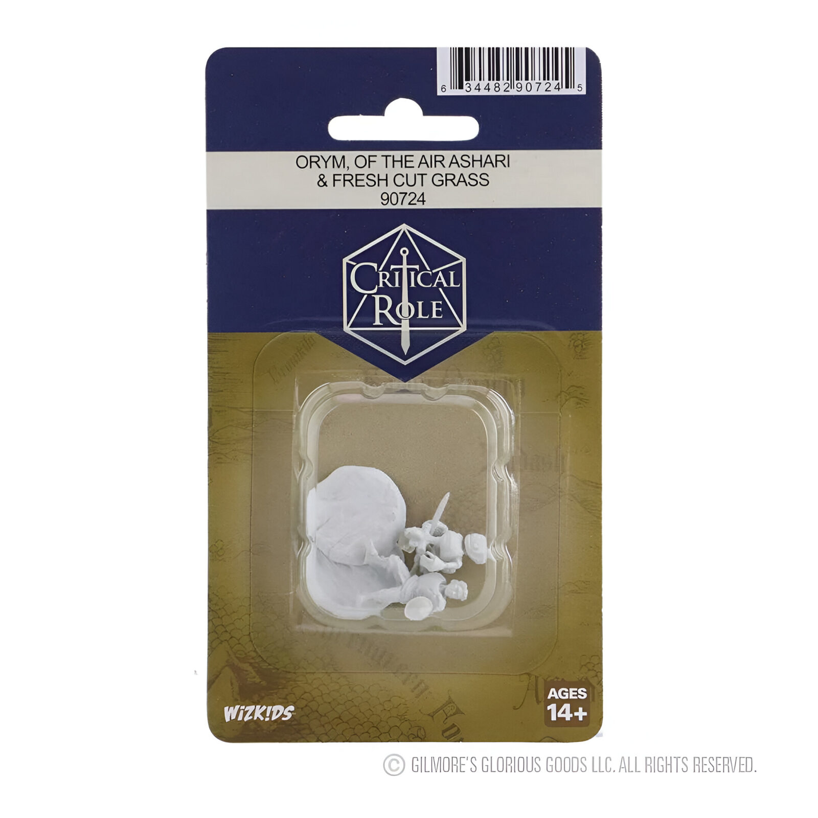 Critical Role Unpainted Miniatures: Orym, of the Air Ashari & Fresh Cut Grass