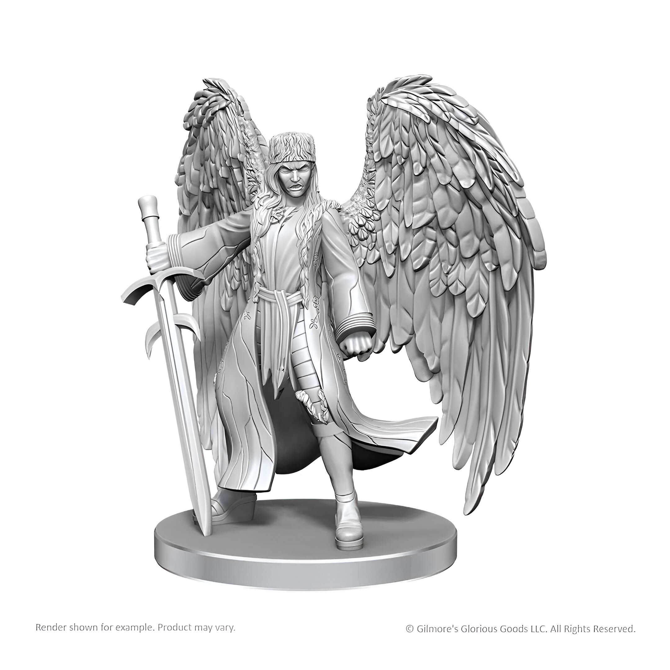 Critical Role Unpainted Miniatures: Yasha Nydoorin 3 Critical Role Unpainted Miniatures: Yasha Nydoorin 3
