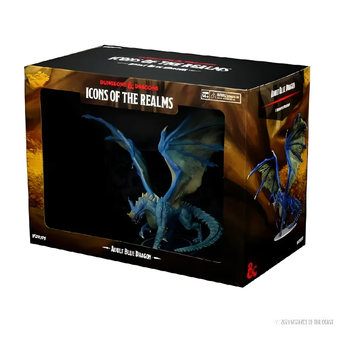 D&D Icons of the Realms: Adult Blue Dragon Premium Figure 3