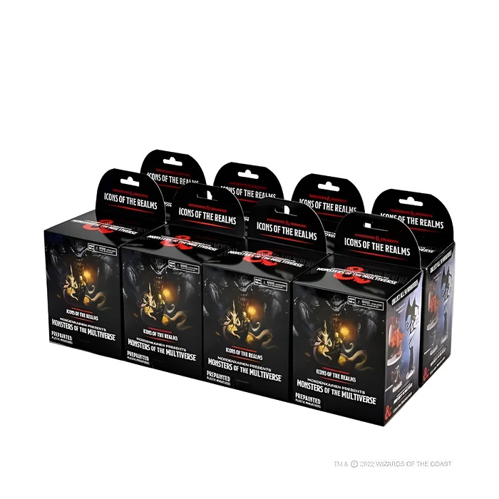 D&D Icons of the Realms Miniatures: Mordenkainen Presents Monsters of the Multiverse Brick (Set 23) (8 Packs) 3