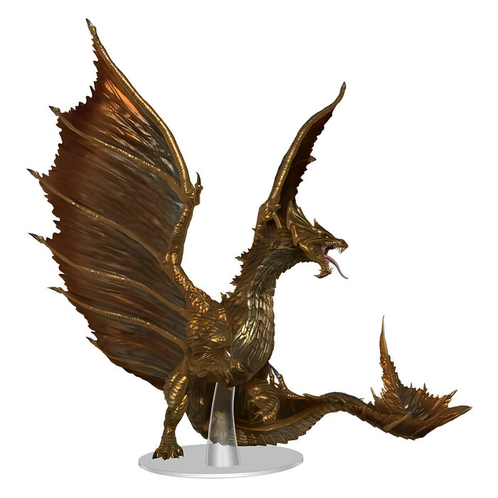 D&D Icons of the Realms Miniature: Adult Brass Dragon