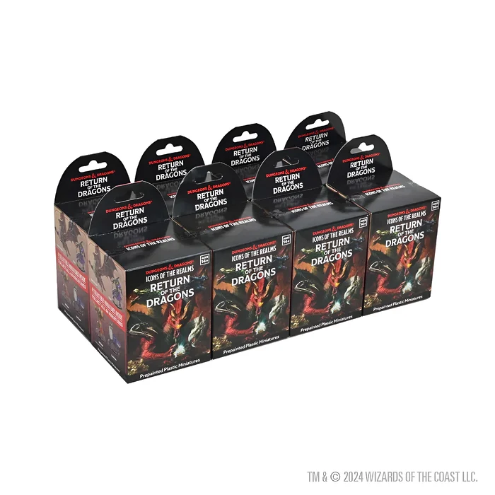 D&D Icons of the Realms: Return of the Dragons 8 ct. Booster Brick (Set 34) 5