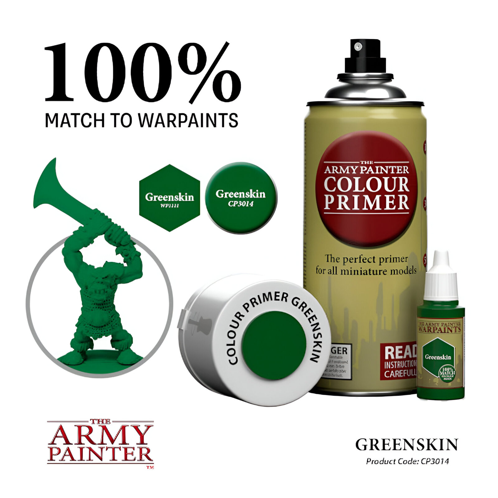 The Army Painter – Colour Primer – Greenskin * 3