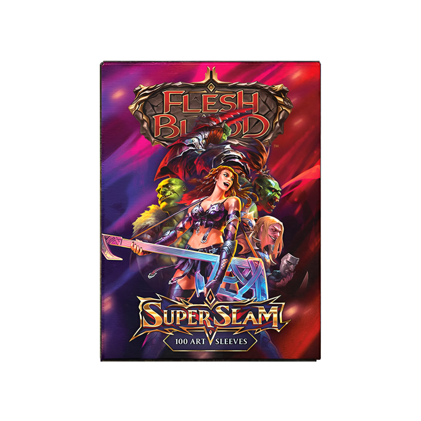 Dragon Shield – Matte Standard Size Sleeves 100 Pack – Flesh & Blood Super Slam 3