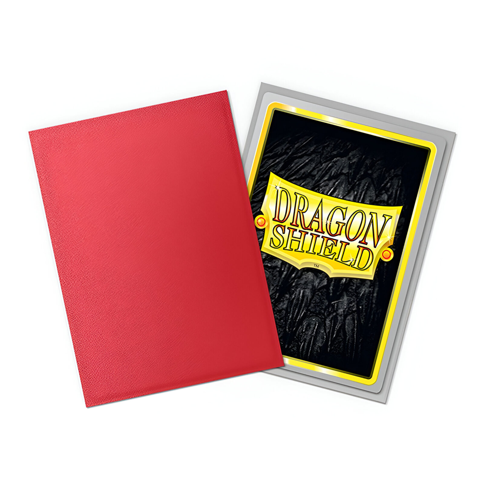 Dragon Shield – Dual Matte Art Standard Size Sleeves 100 Pack – Crimson and Silver 3
