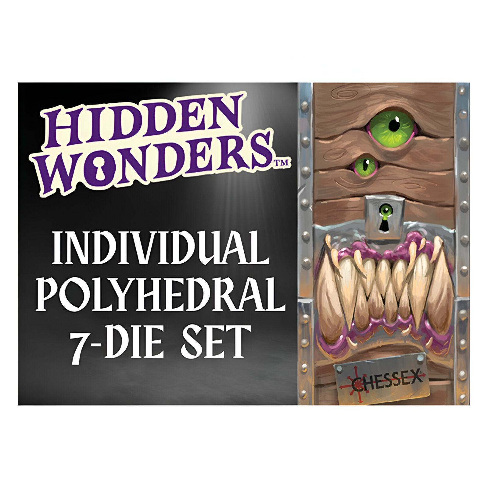 Chessex – Hidden Wonders Individual Mystery Polyhedral 7-Die Set