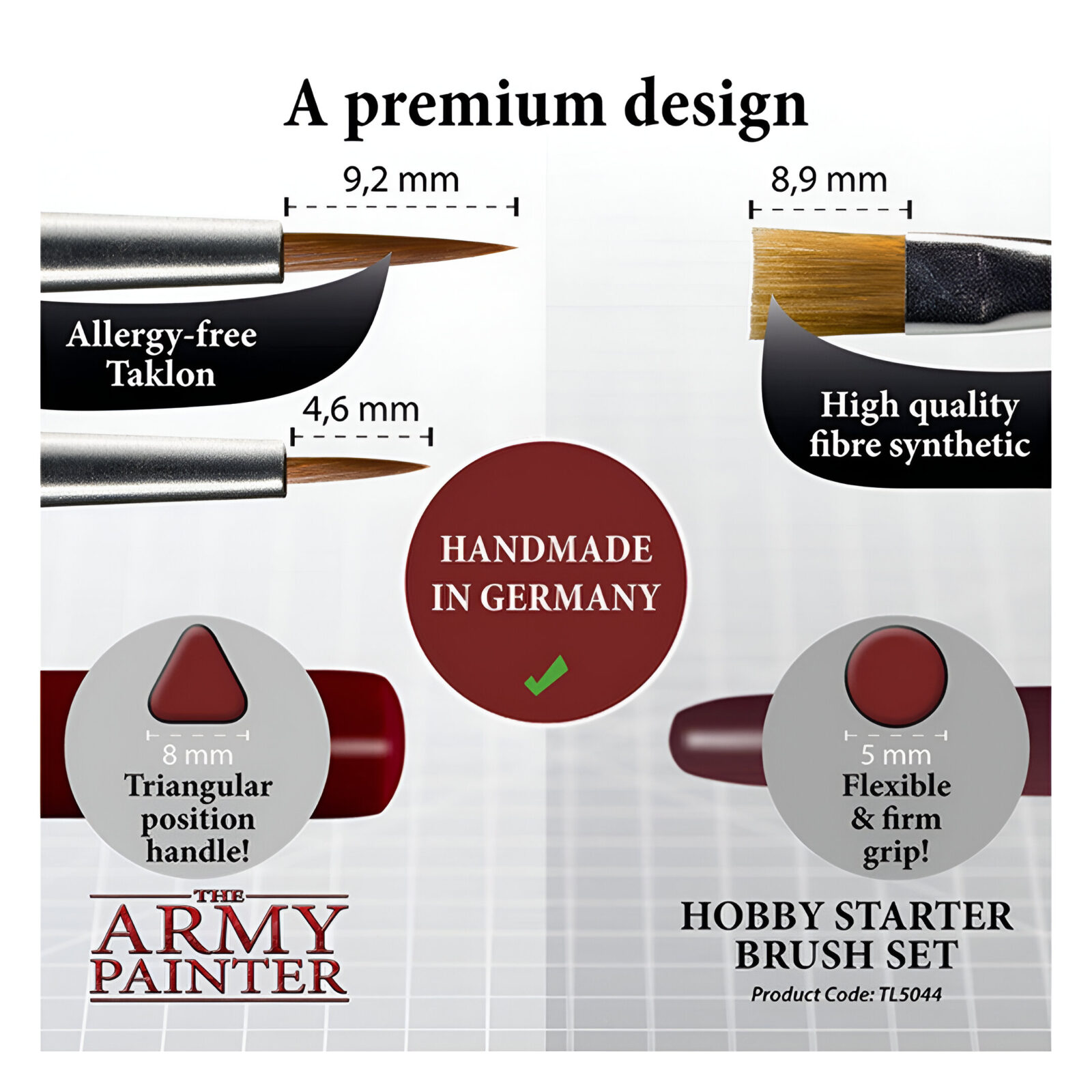 The Army Painter – Hobby Starter Brush Set 3