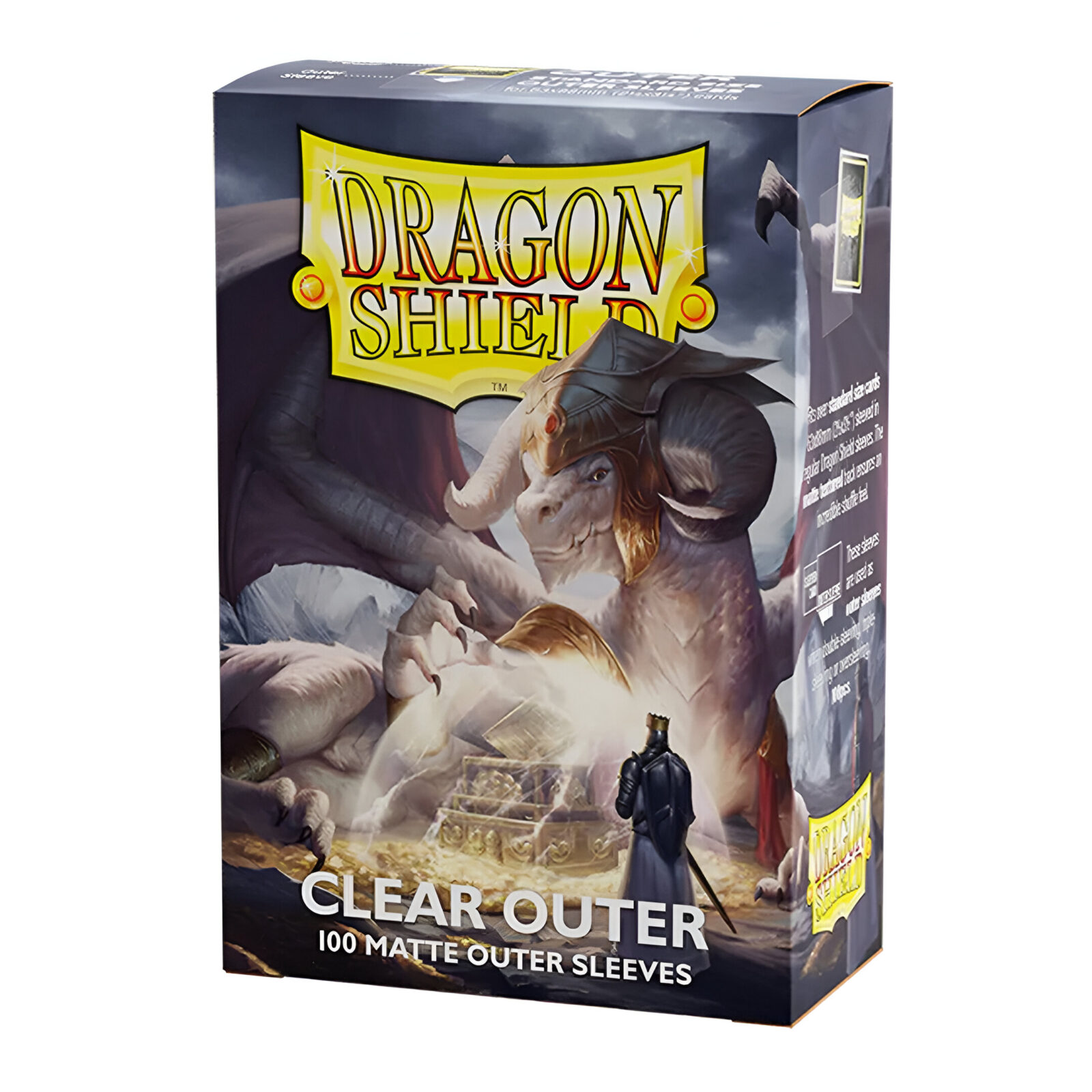 Dragon Shield – Standard Size Outer Sleeves 100 Pack – Matte Clear