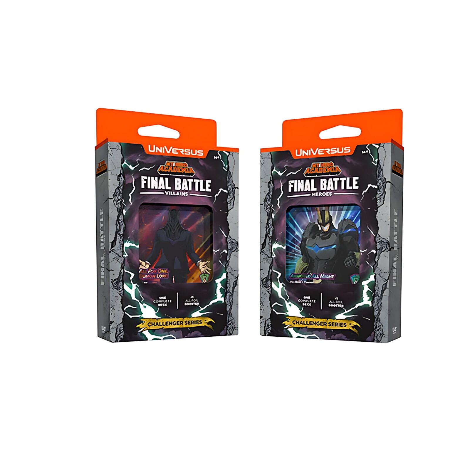 Universus CCG – My Hero Academia: Final Battle Challenger Series Deck (4 Packs) Universus CCG – My Hero Academia: Final Battle Challenger Series Deck (4 Packs)