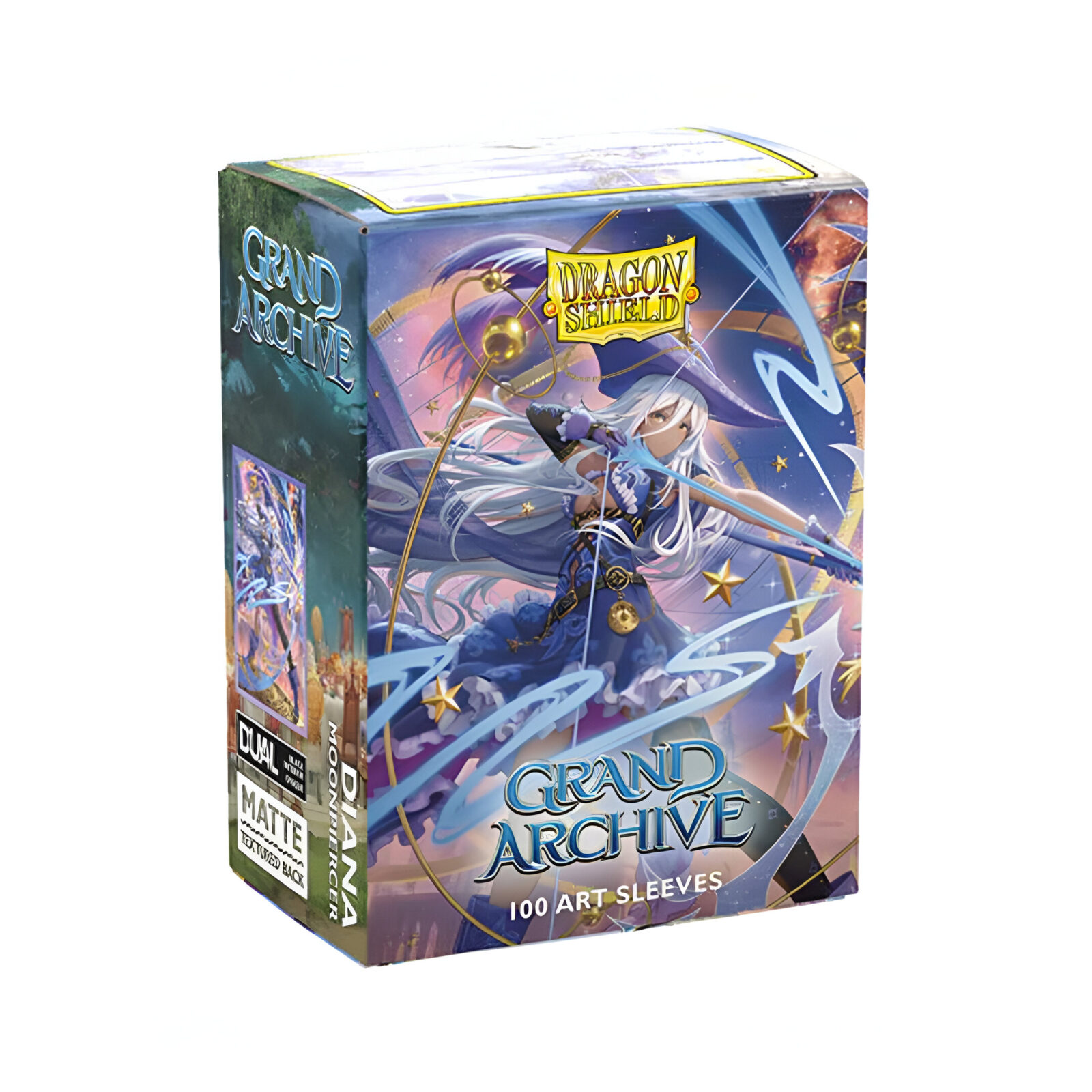 Dragon Shield – Matte Standard Size Sleeves 100 Pack – Grand Archive Diana, Moonpiercer