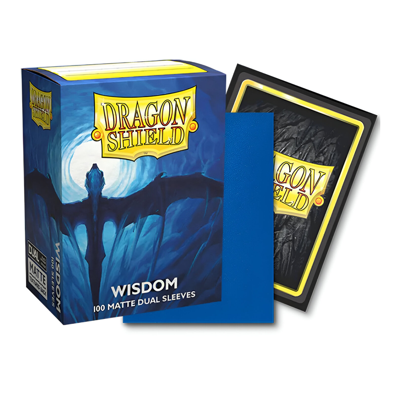 Dragon Shield – Dual Matte Standard Size Sleeves 100 Pack – Wisdom Blue 3