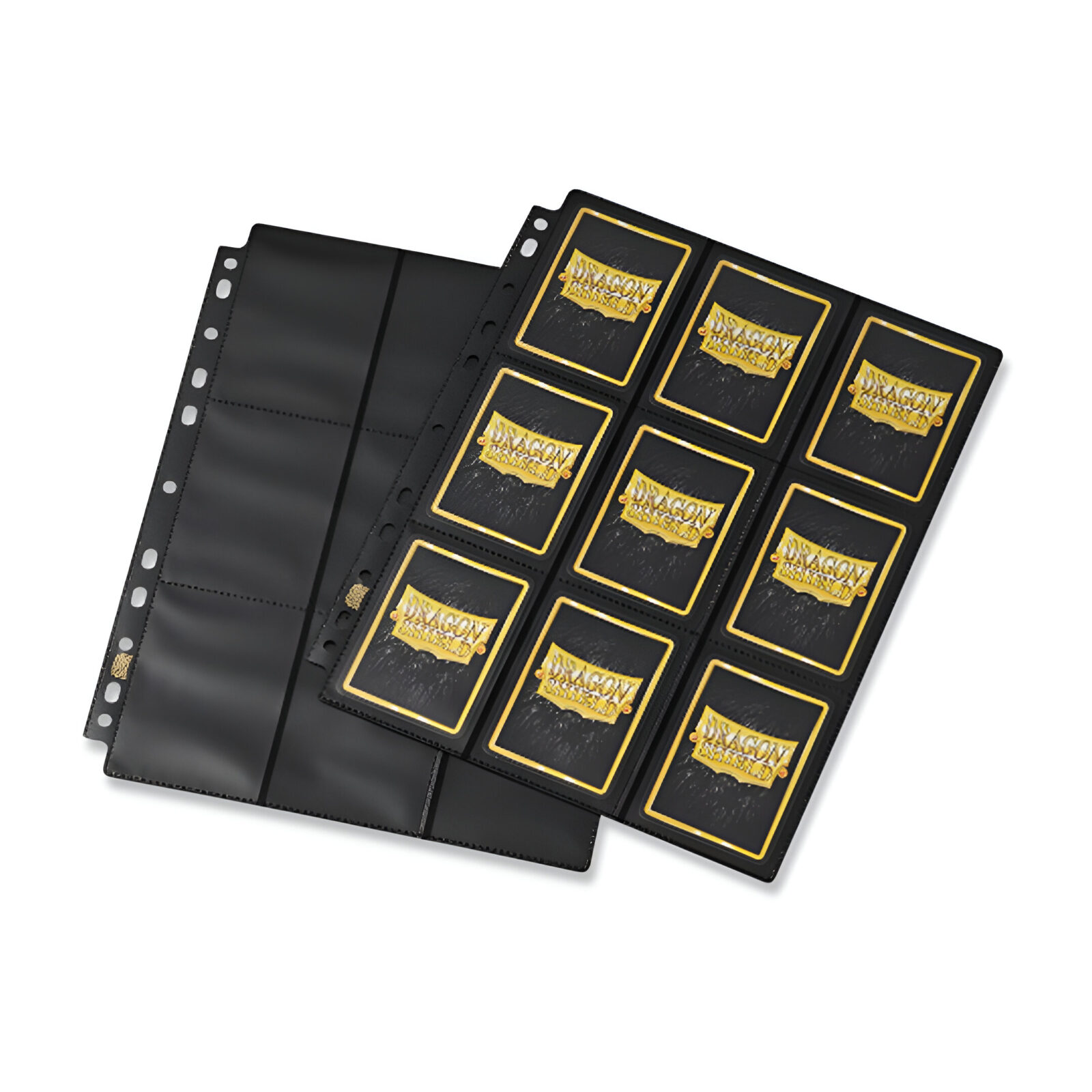 Dragon Shield – 18-Pocket Binder Pages Sideloading 50 Pack – Clear 3