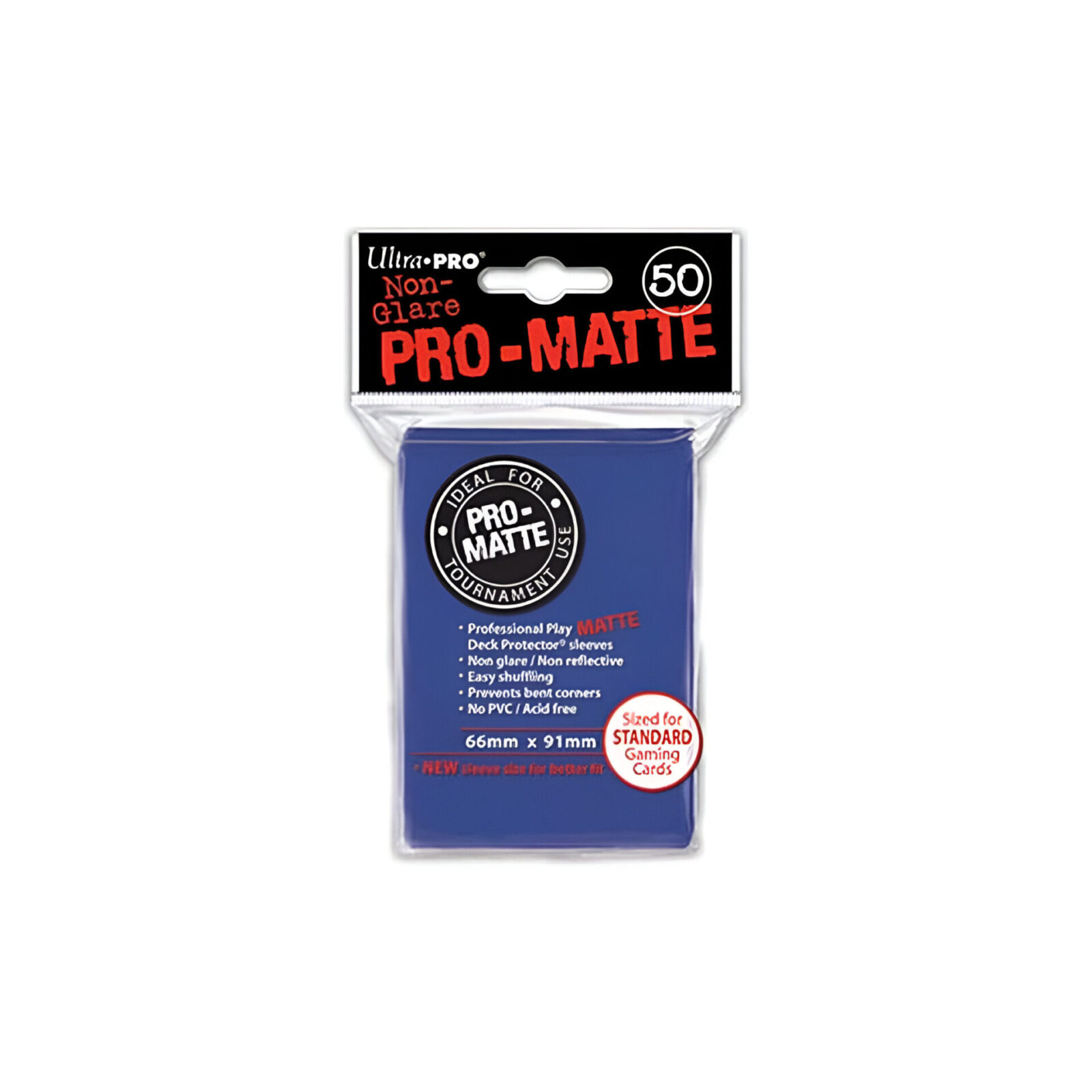 Ultra Pro – Standard Pro Matte Card Sleeves 50pk – Blue (12 Count CDU)