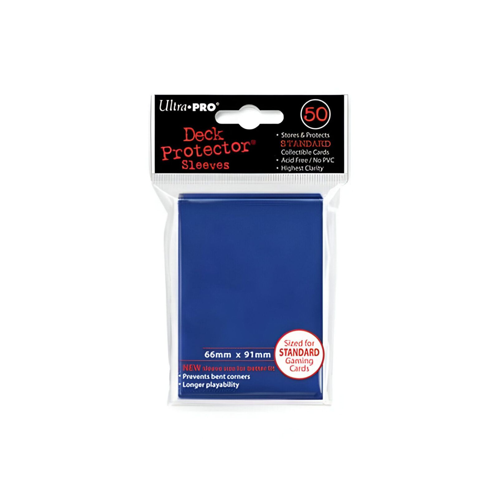 Ultra Pro – Standard Card Sleeves 50pk – Blue (12 Count CDU)