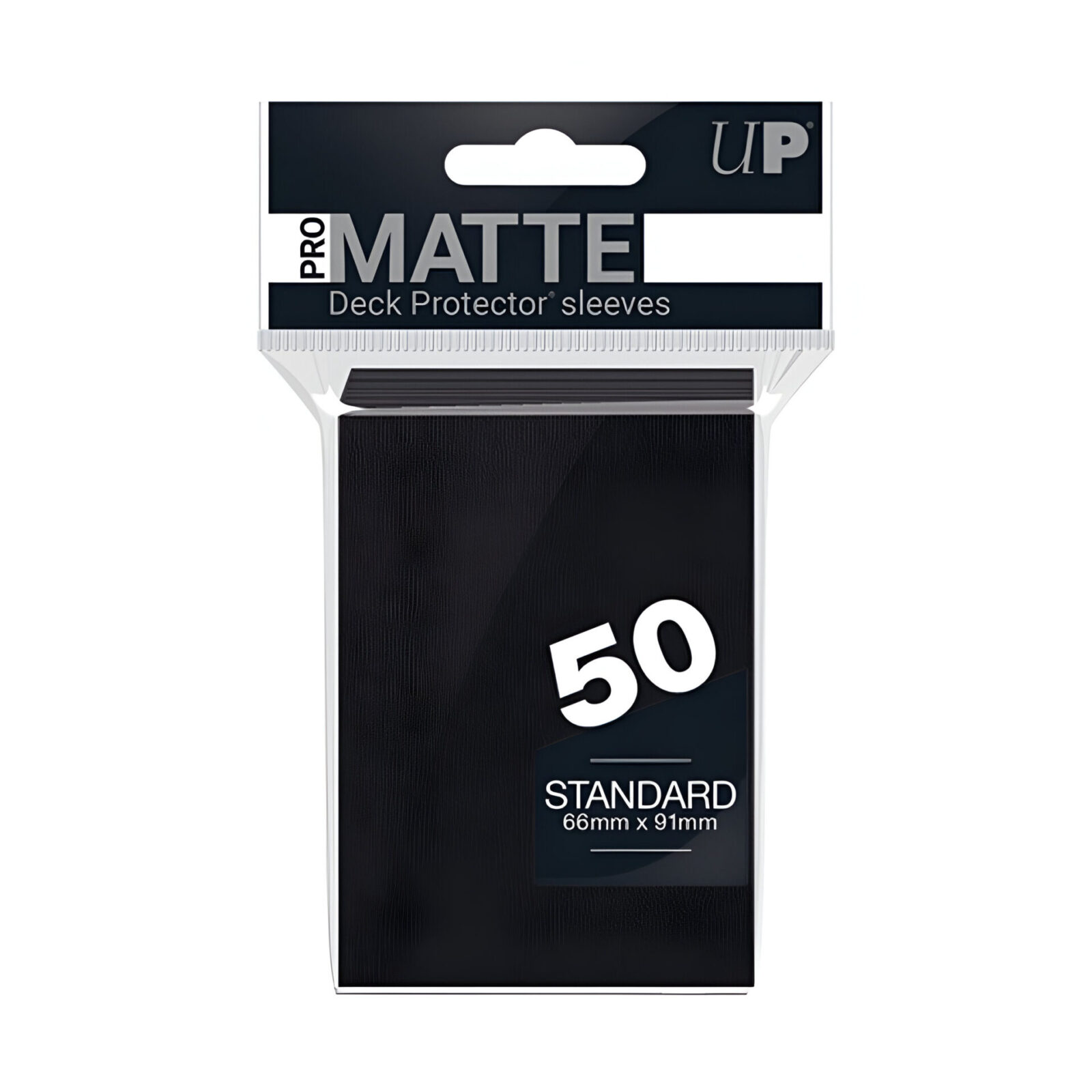 Ultra Pro – Standard Pro Matte Card Sleeves 50pk – Black (12 Count CDU)